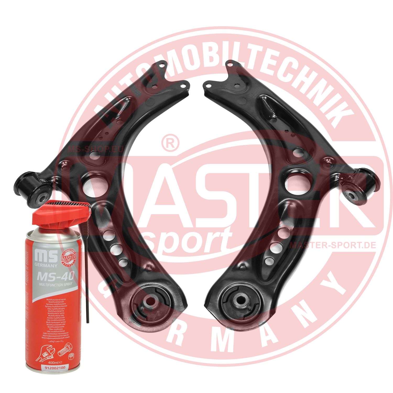Control/Trailing Arm Kit, wheel suspension (37107-KIT-MSP)