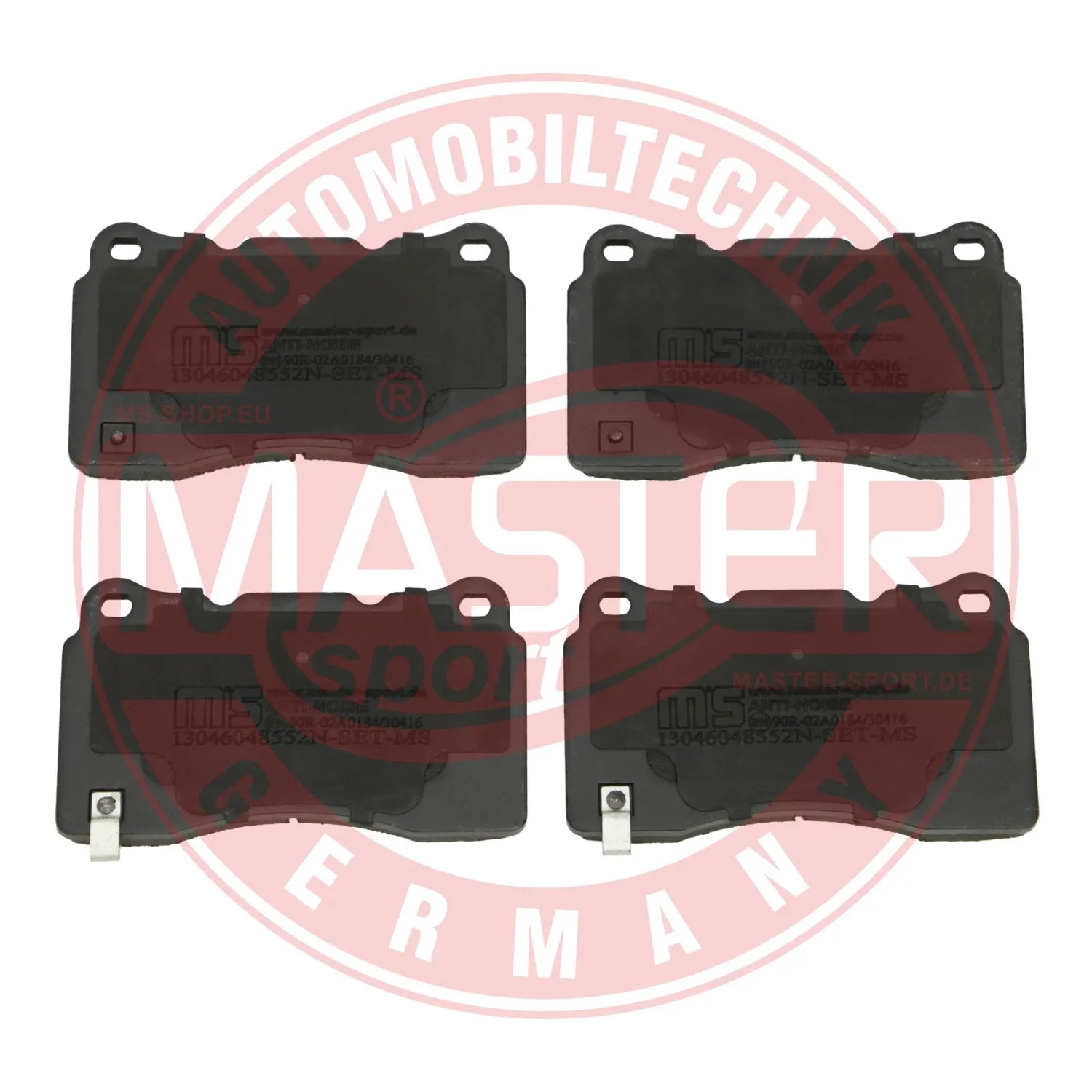 Brake Pad Set, disc brake (13046048552N-SET-MS)