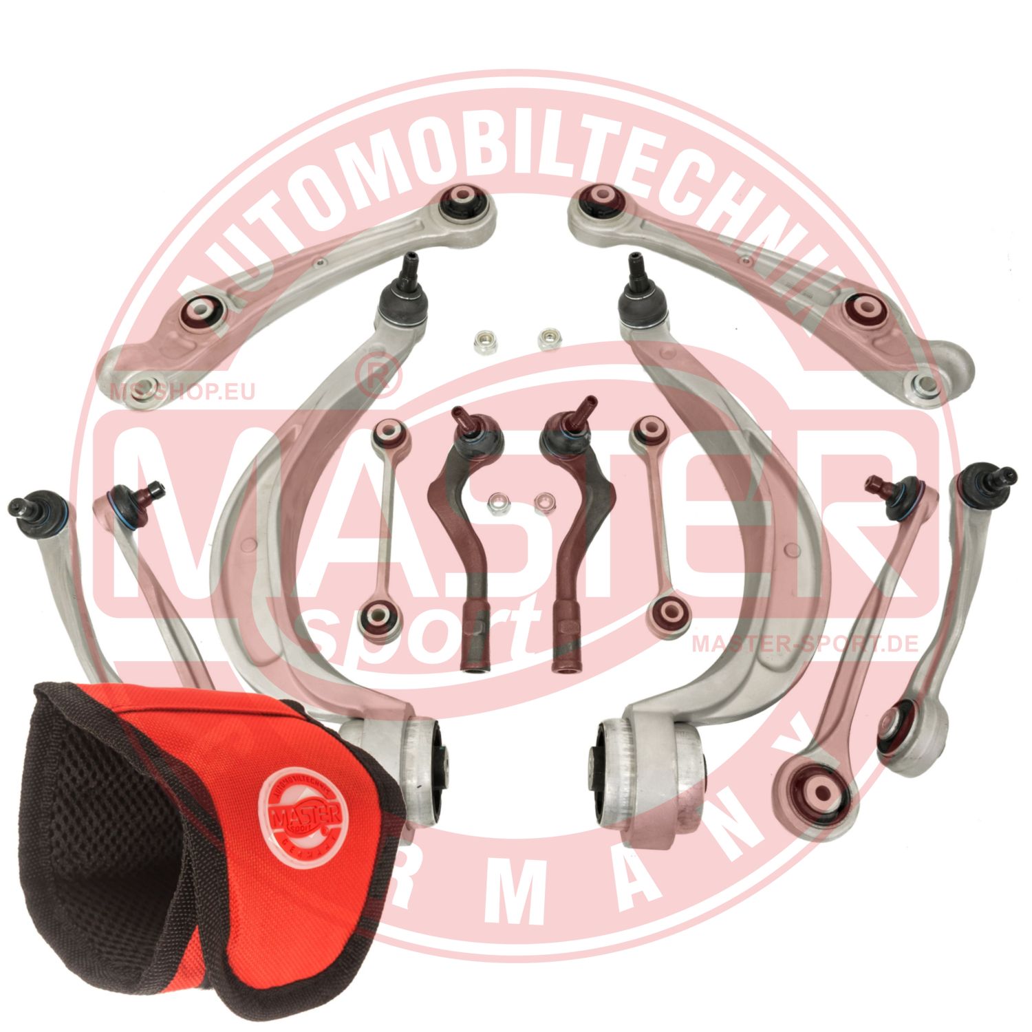 Control/Trailing Arm Kit, wheel suspension (36885-KIT-MSM)