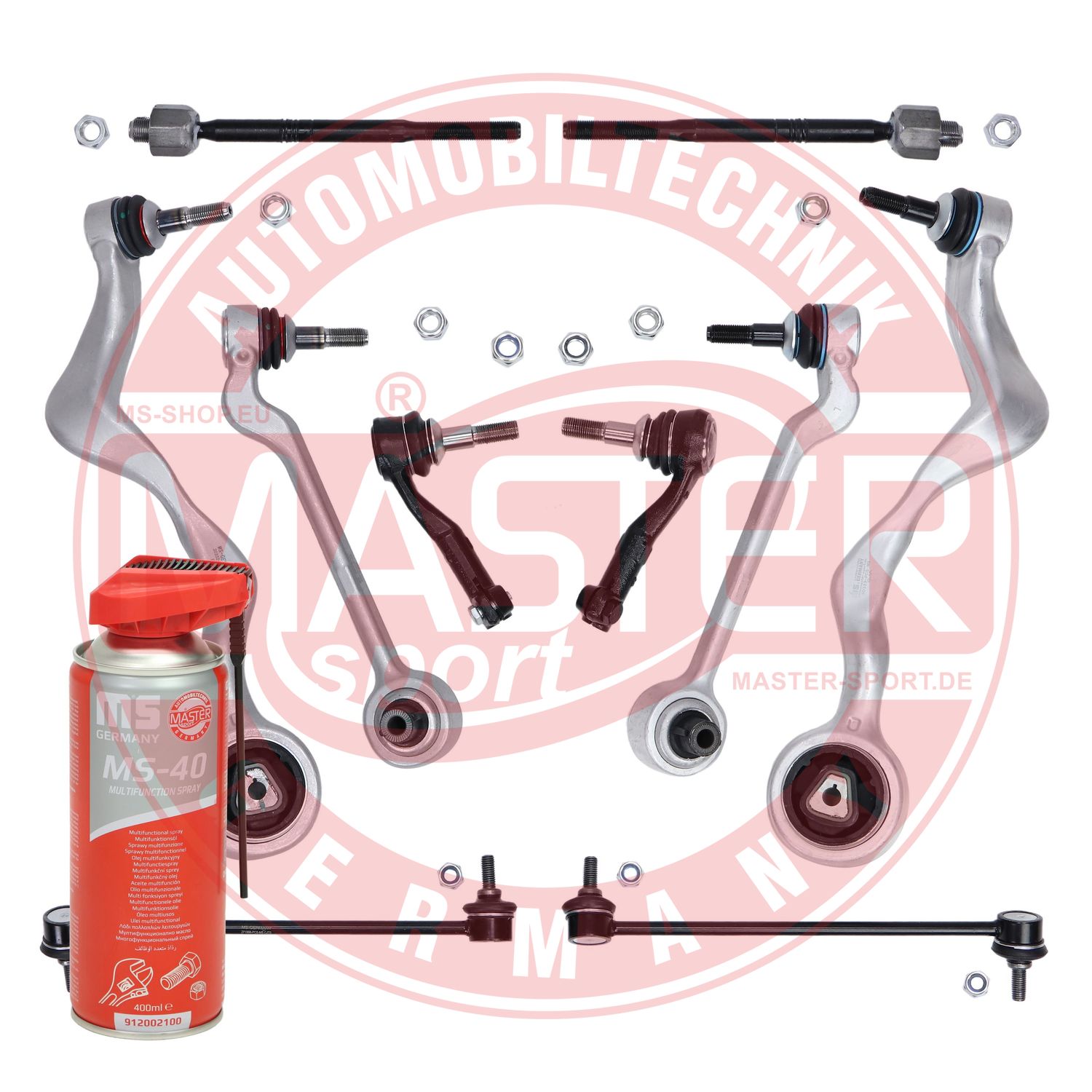 Control/Trailing Arm Kit, wheel suspension (36856/2-KIT-MSP)