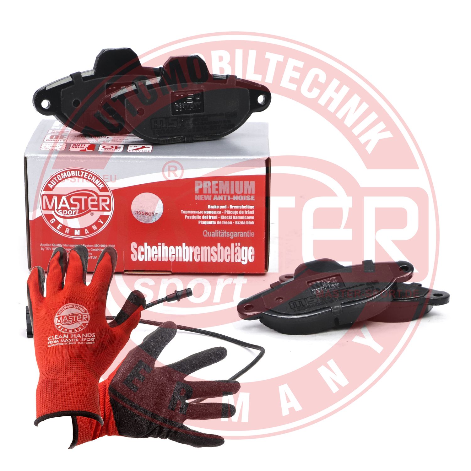 Brake Pad Set, disc brake (13046039512N-SET-MSP)