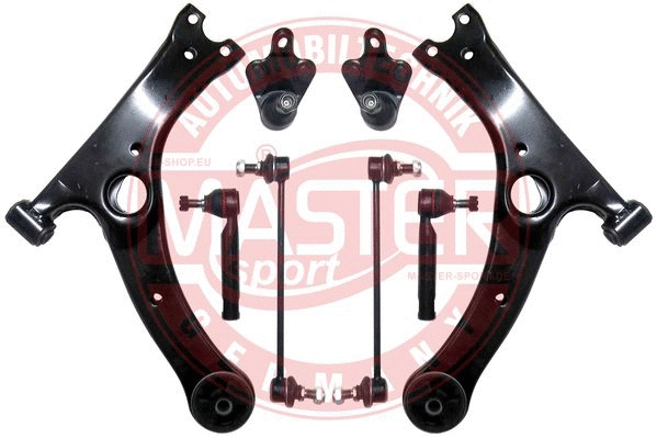 Control/Trailing Arm Kit, wheel suspension (36902-KIT-MS)