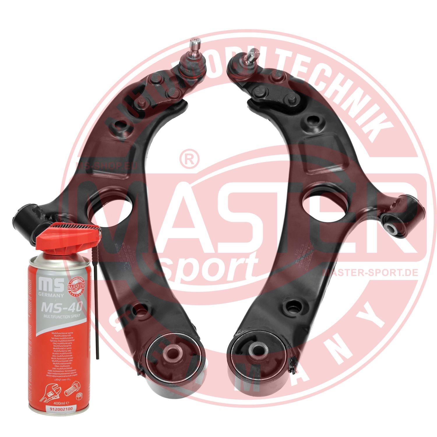Control/Trailing Arm Kit, wheel suspension (37117-KIT-MSP)