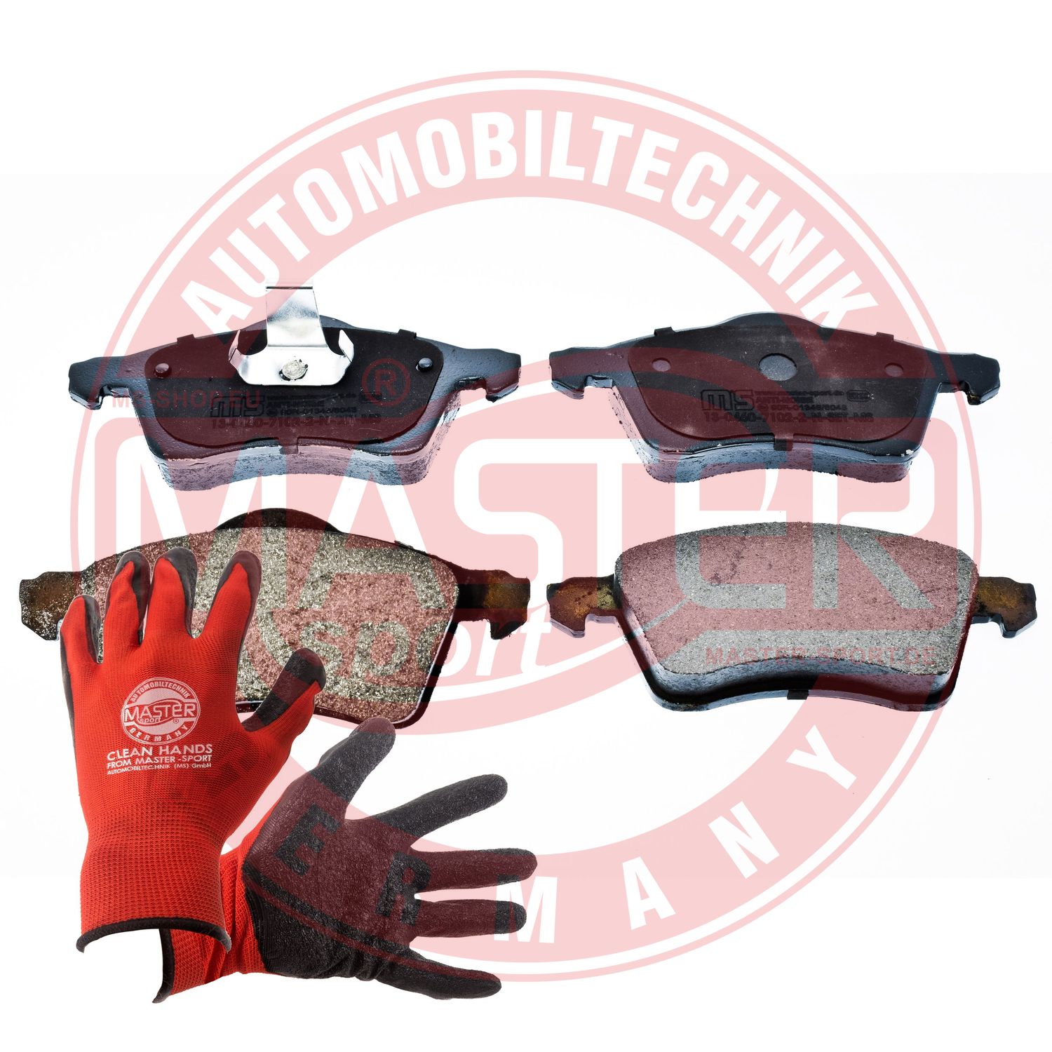 Brake Pad Set, disc brake (13046071022N-SET-MSP)