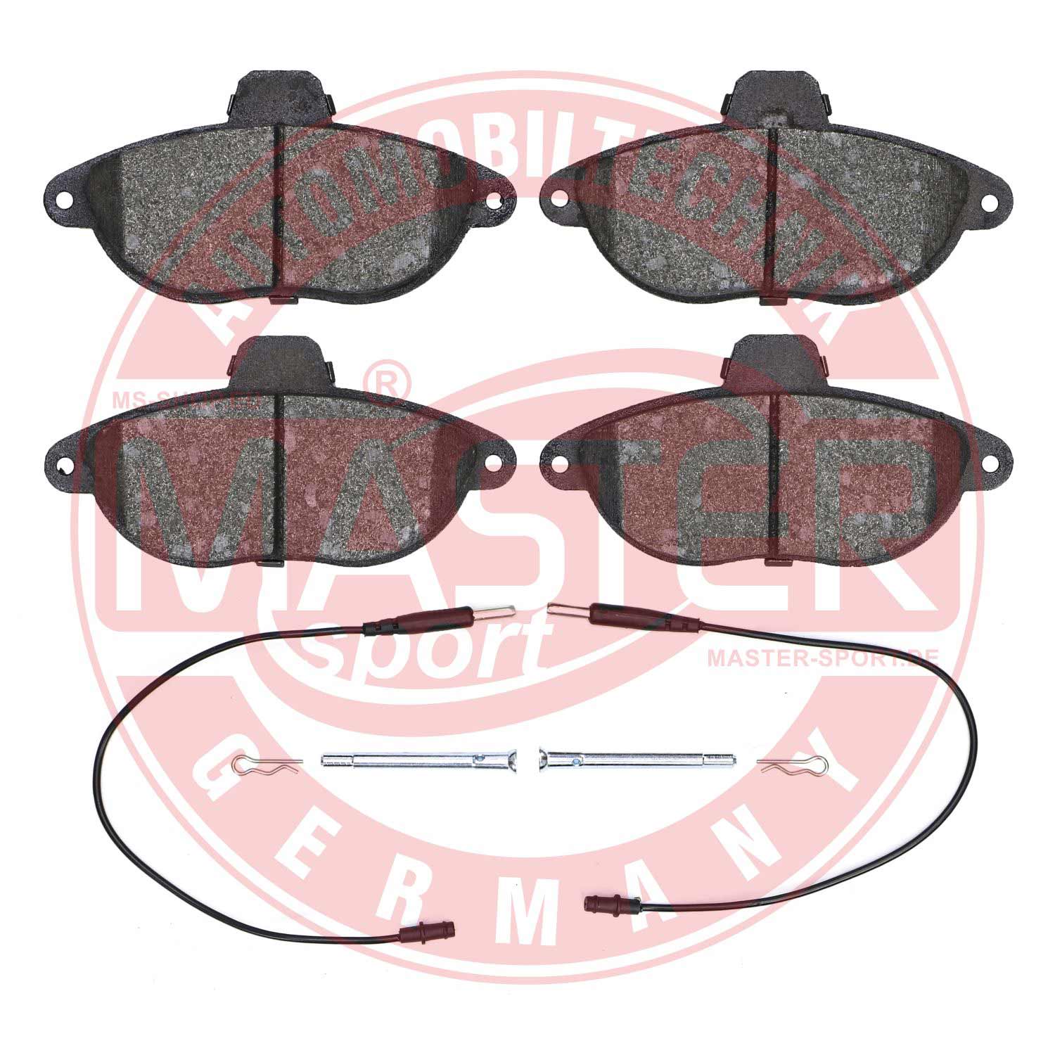 Brake Pad Set, disc brake (13046039572N-SET-MS)