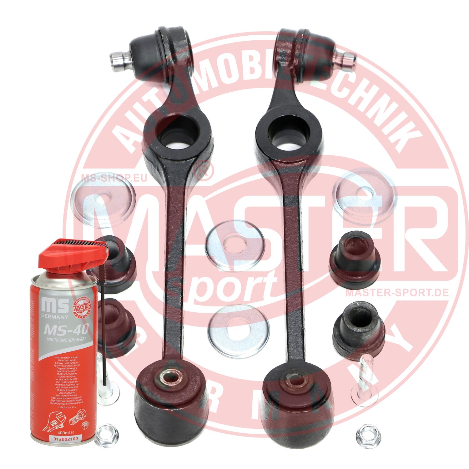 Control/Trailing Arm Kit, wheel suspension (36957-KIT-MSP)
