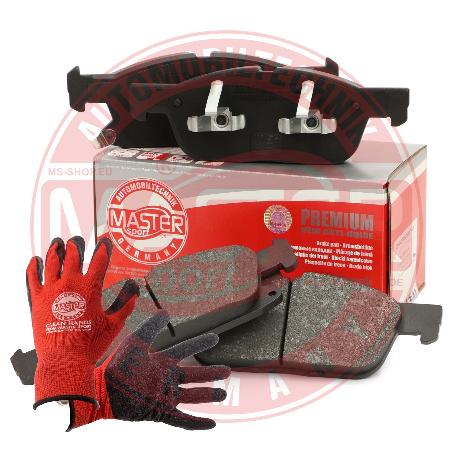 Brake Pad Set, disc brake (13046073212N-SET-MSP)