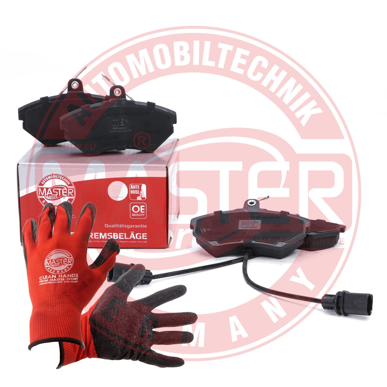 Brake Pad Set, disc brake (13046028372N-SET-MSP)