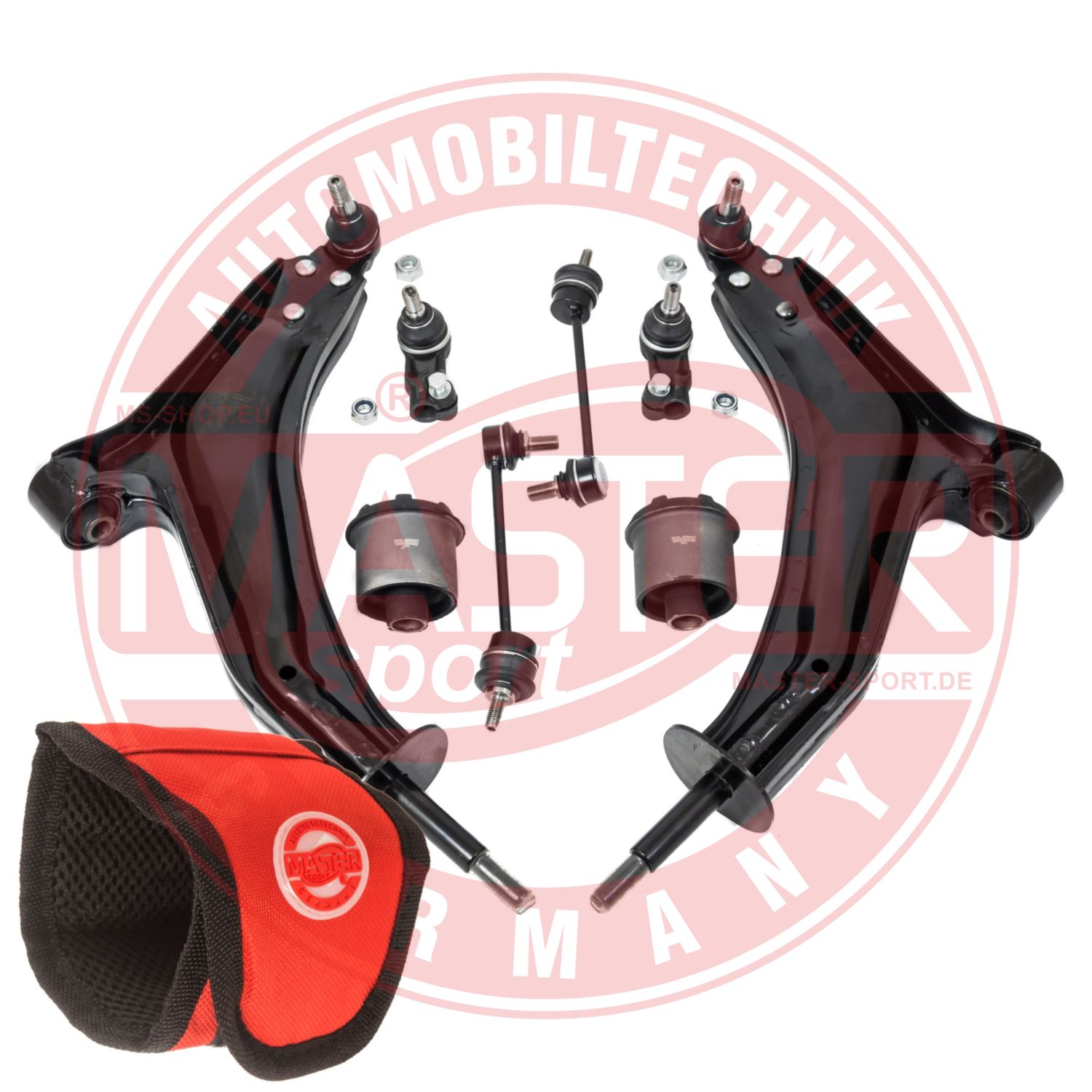 Control/Trailing Arm Kit, wheel suspension (36952-KIT-MSM)