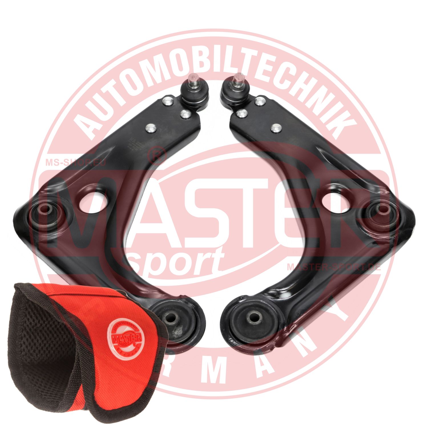 Control/Trailing Arm Kit, wheel suspension (36972/3-KIT-MSM)