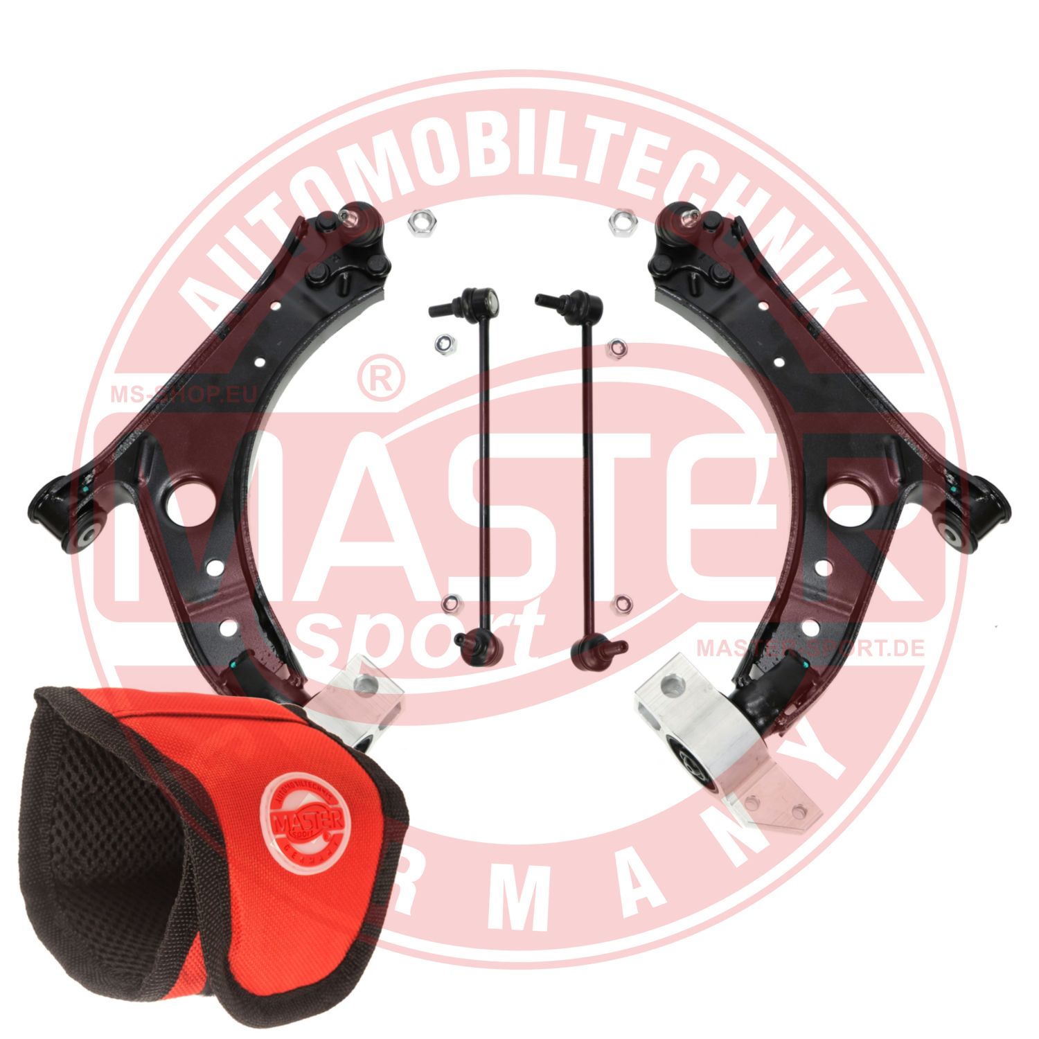 Control/Trailing Arm Kit, wheel suspension (36865/1-KIT-MSM)