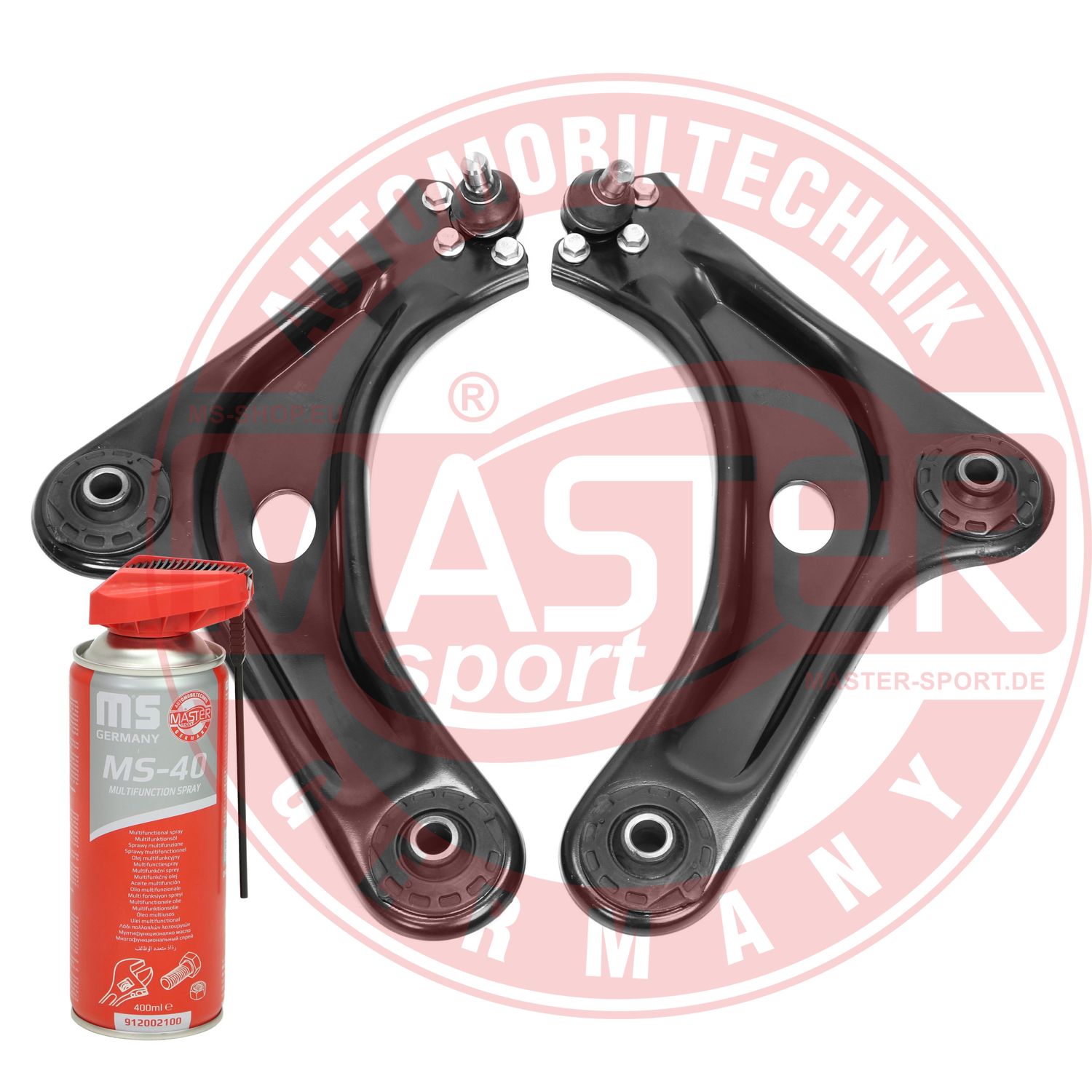 Control/Trailing Arm Kit, wheel suspension (36925/1-KIT-MSP)