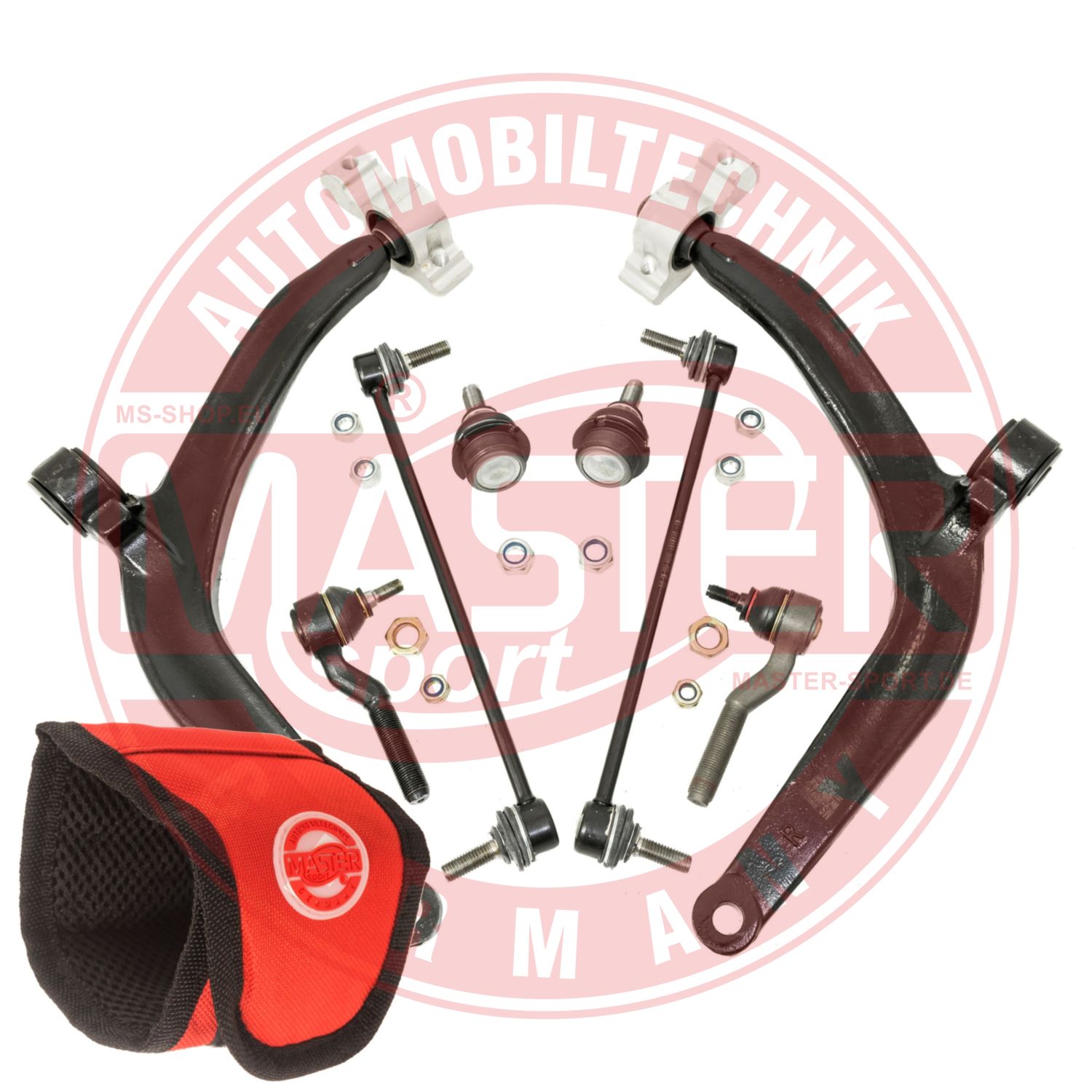 Control/Trailing Arm Kit, wheel suspension (36927-KIT-MSM)