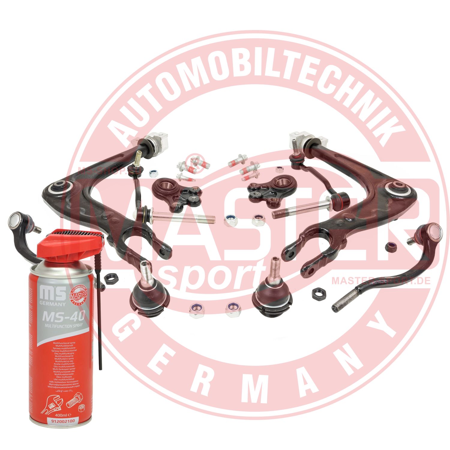 Control/Trailing Arm Kit, wheel suspension (36981/1-KIT-MSP)
