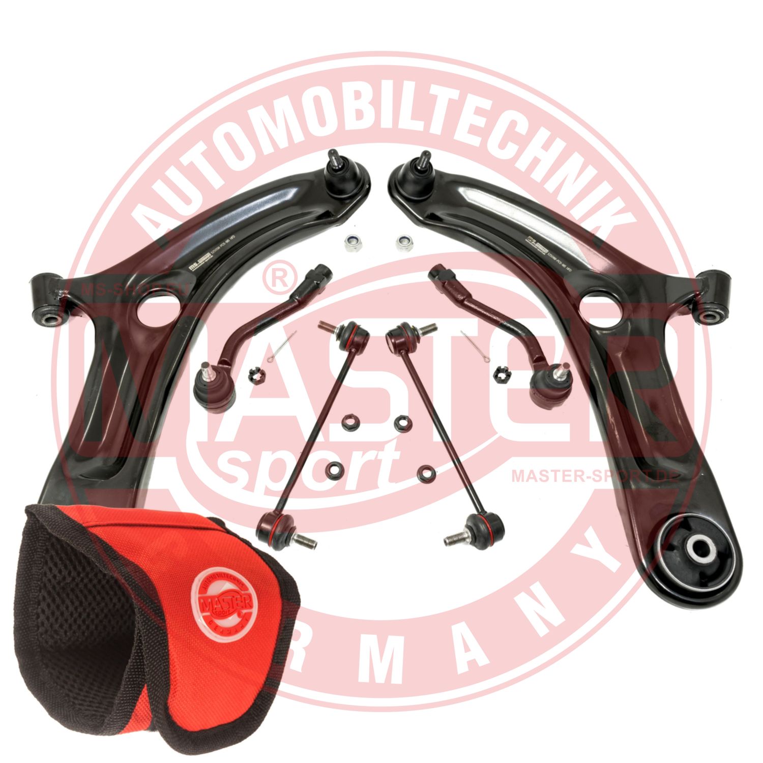 Control/Trailing Arm Kit, wheel suspension (36964-KIT-MSM)