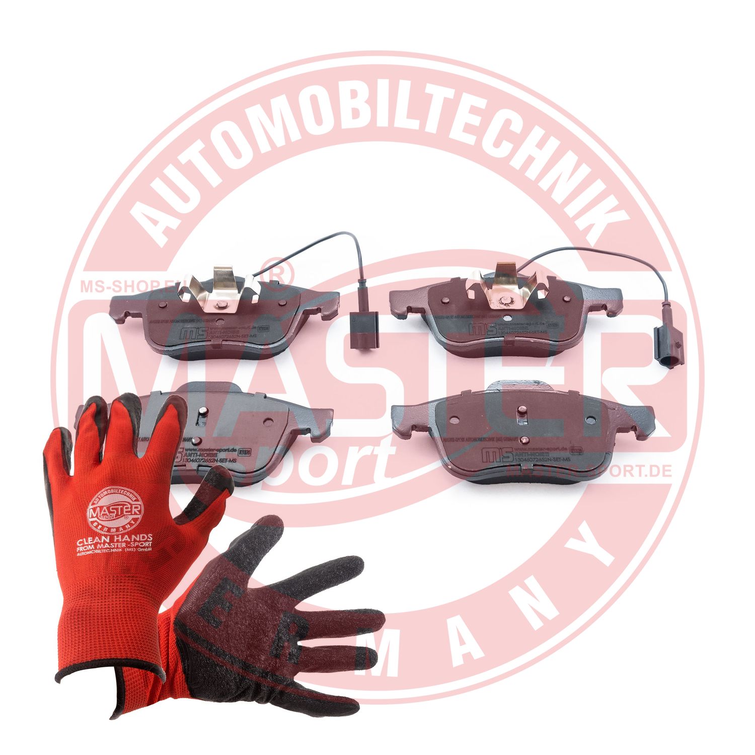 Brake Pad Set, disc brake (13046072652N-SET-MSP)