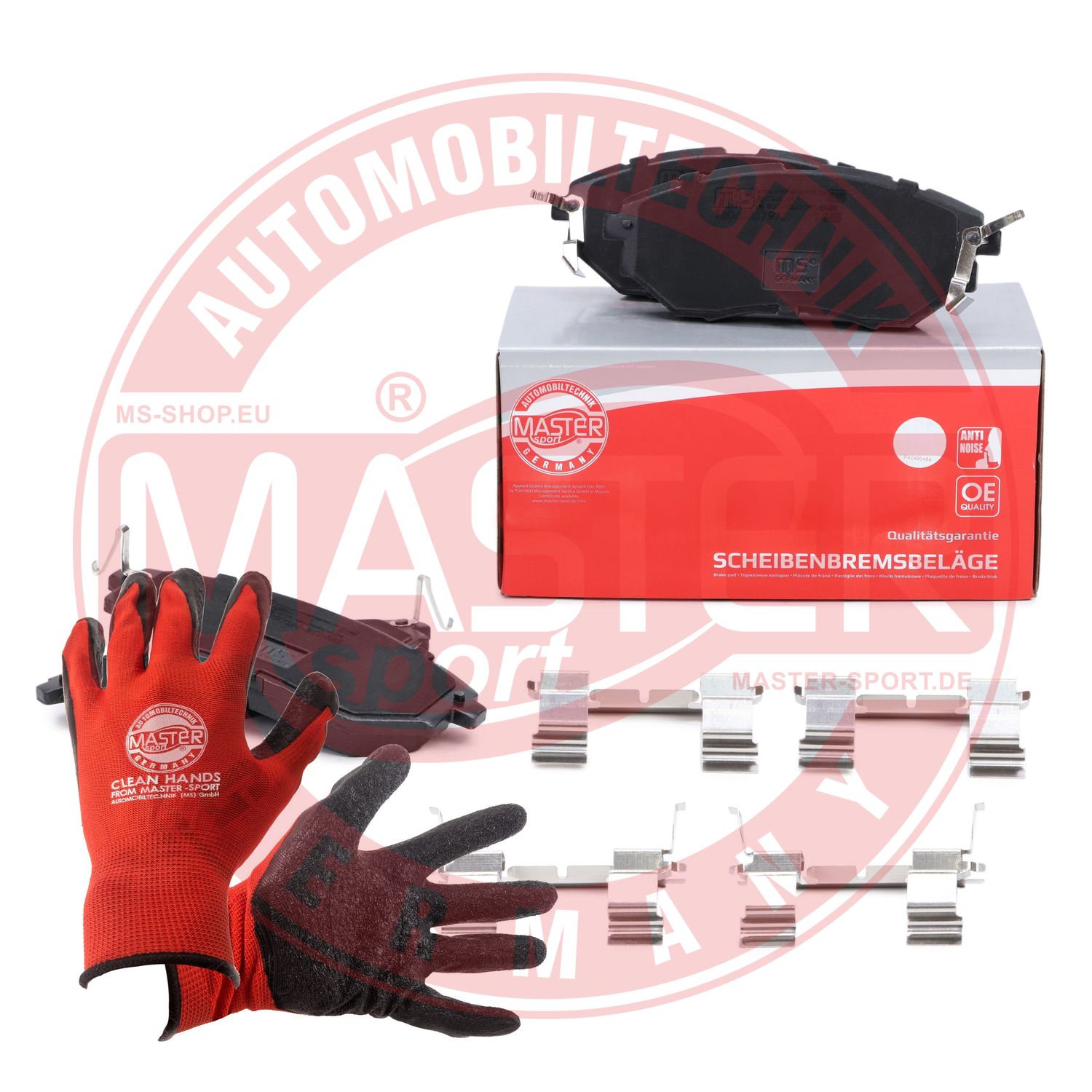 Brake Pad Set, disc brake (13046057972N-SET-MSP)