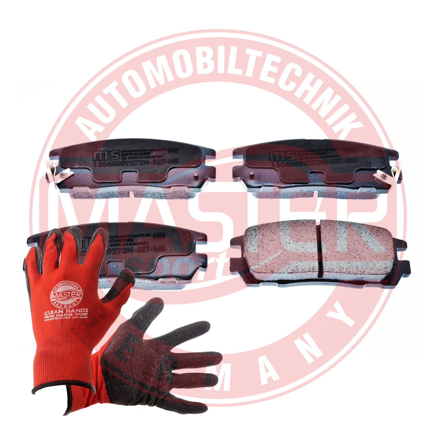 Brake Pad Set, disc brake (13046059272N-SET-MSP)