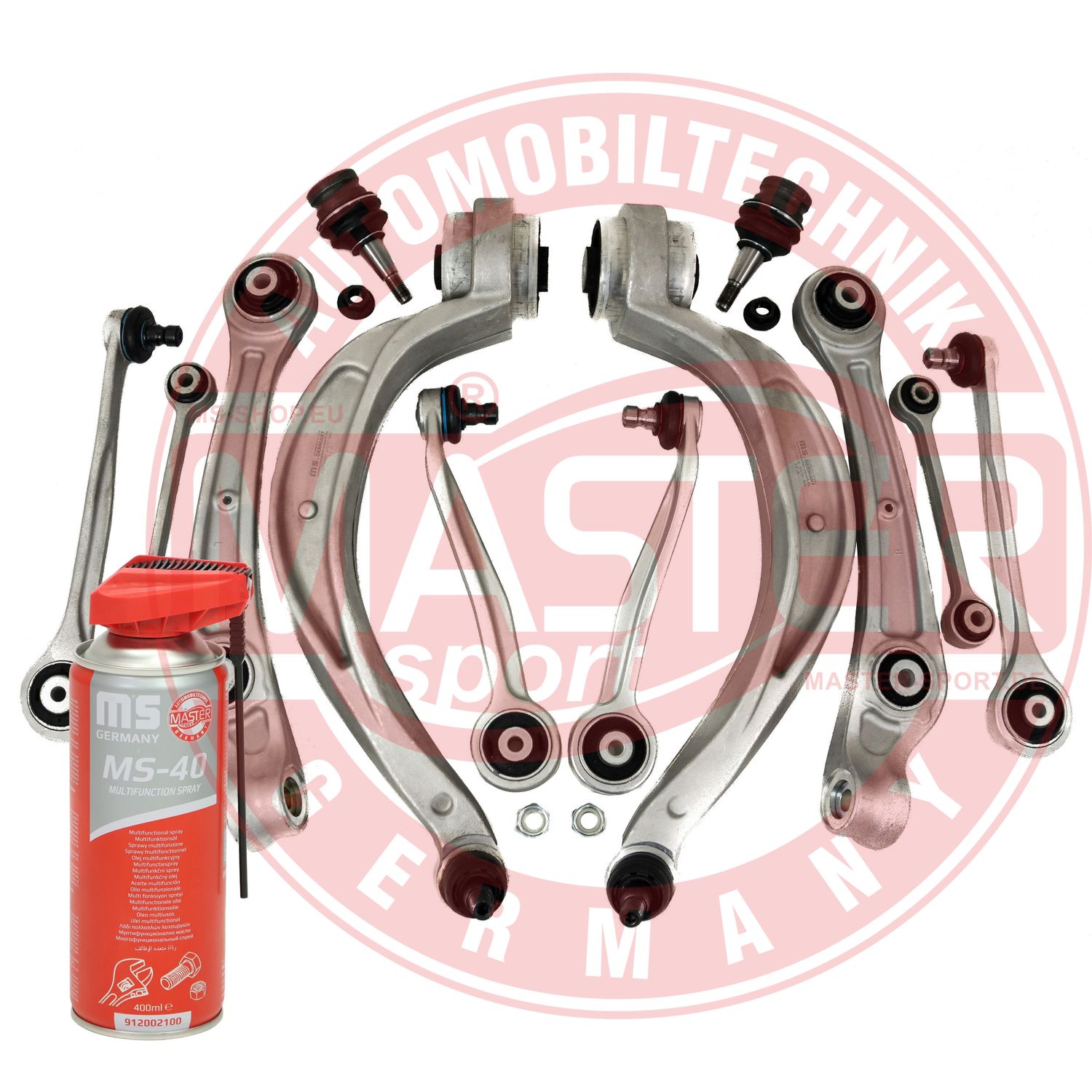 Control/Trailing Arm Kit, wheel suspension (36853-KIT-MSP)