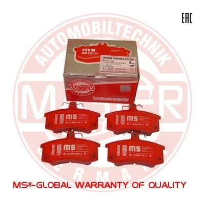Brake Pad Set, disc brake (13046029672C-SET-MS)