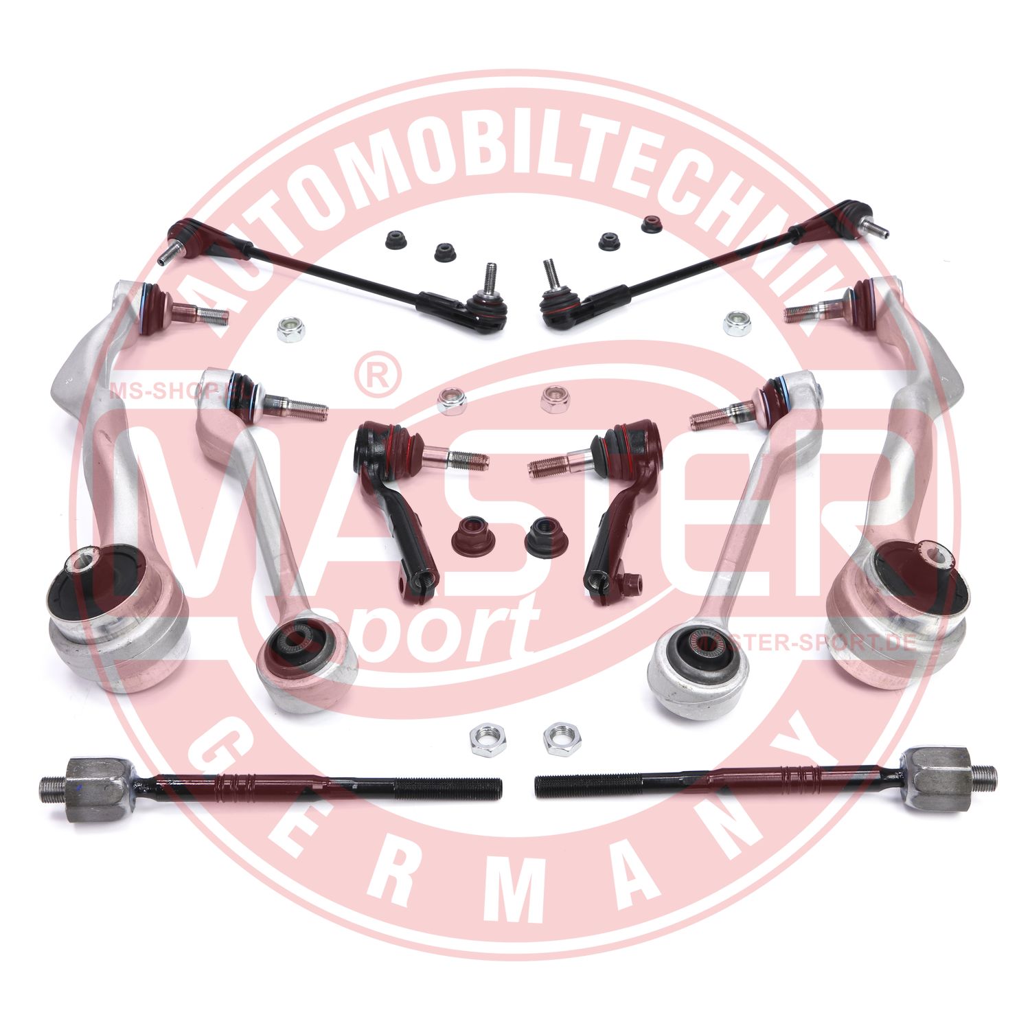 Control/Trailing Arm Kit, wheel suspension (36870/2-KIT-MS)
