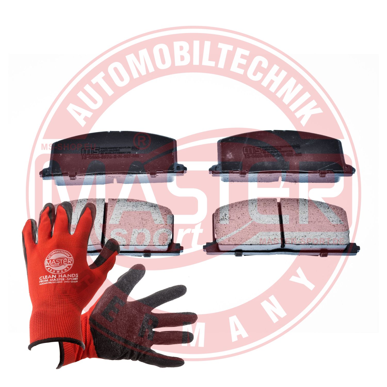 Brake Pad Set, disc brake (13046059762N-SET-MSP)