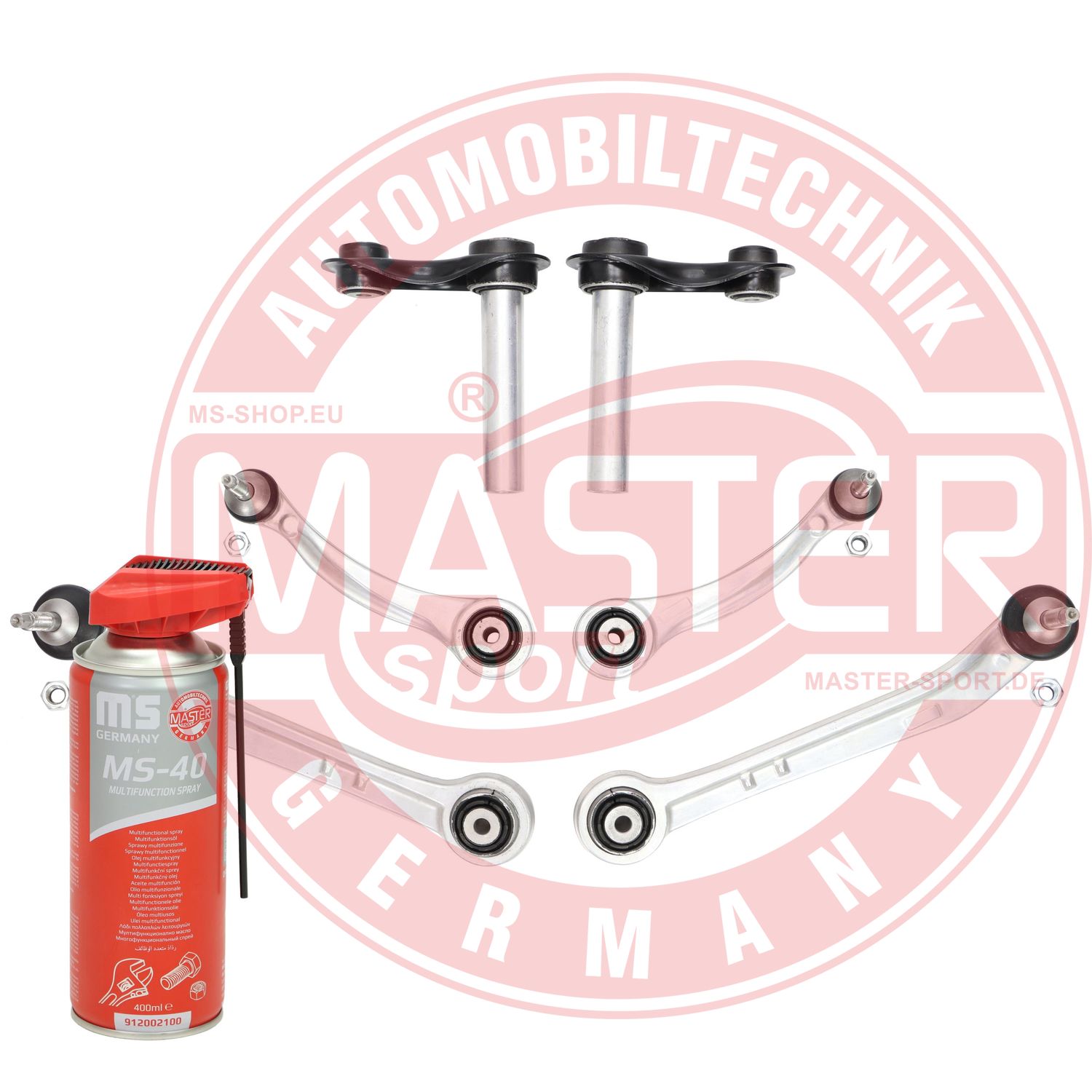 Control/Trailing Arm Kit, wheel suspension (37015/1-KIT-MSP)