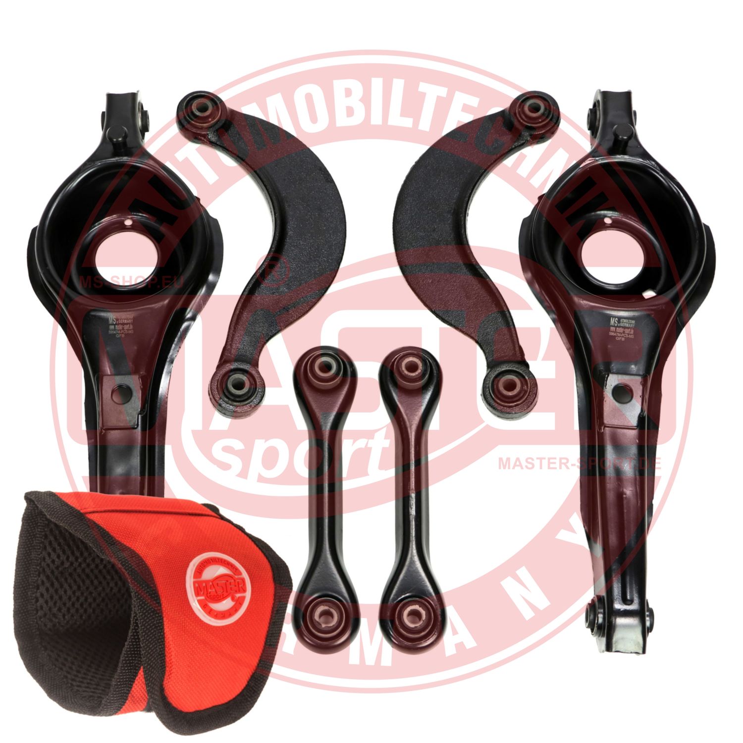Control/Trailing Arm Kit, wheel suspension (36880/1-KIT-MSM)