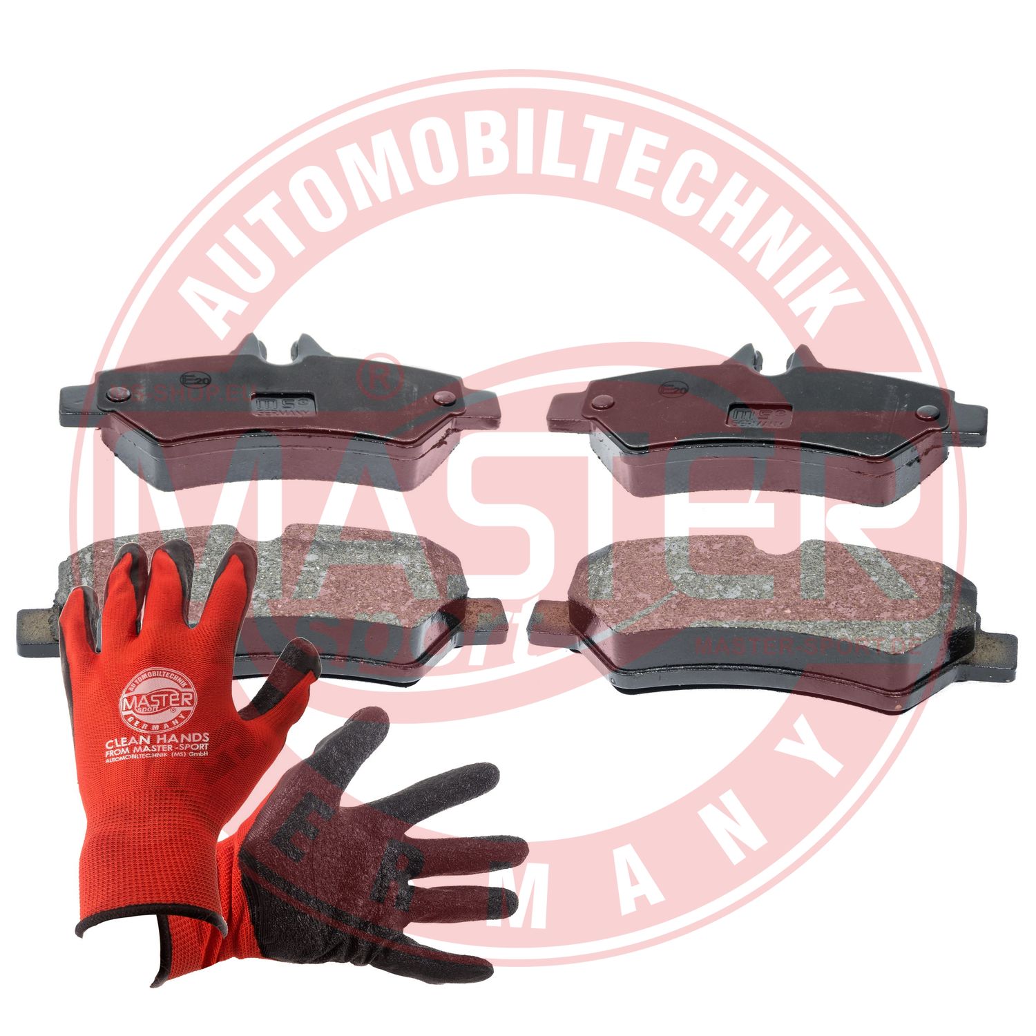 Brake Pad Set, disc brake (13046038322N-SET-MSP)