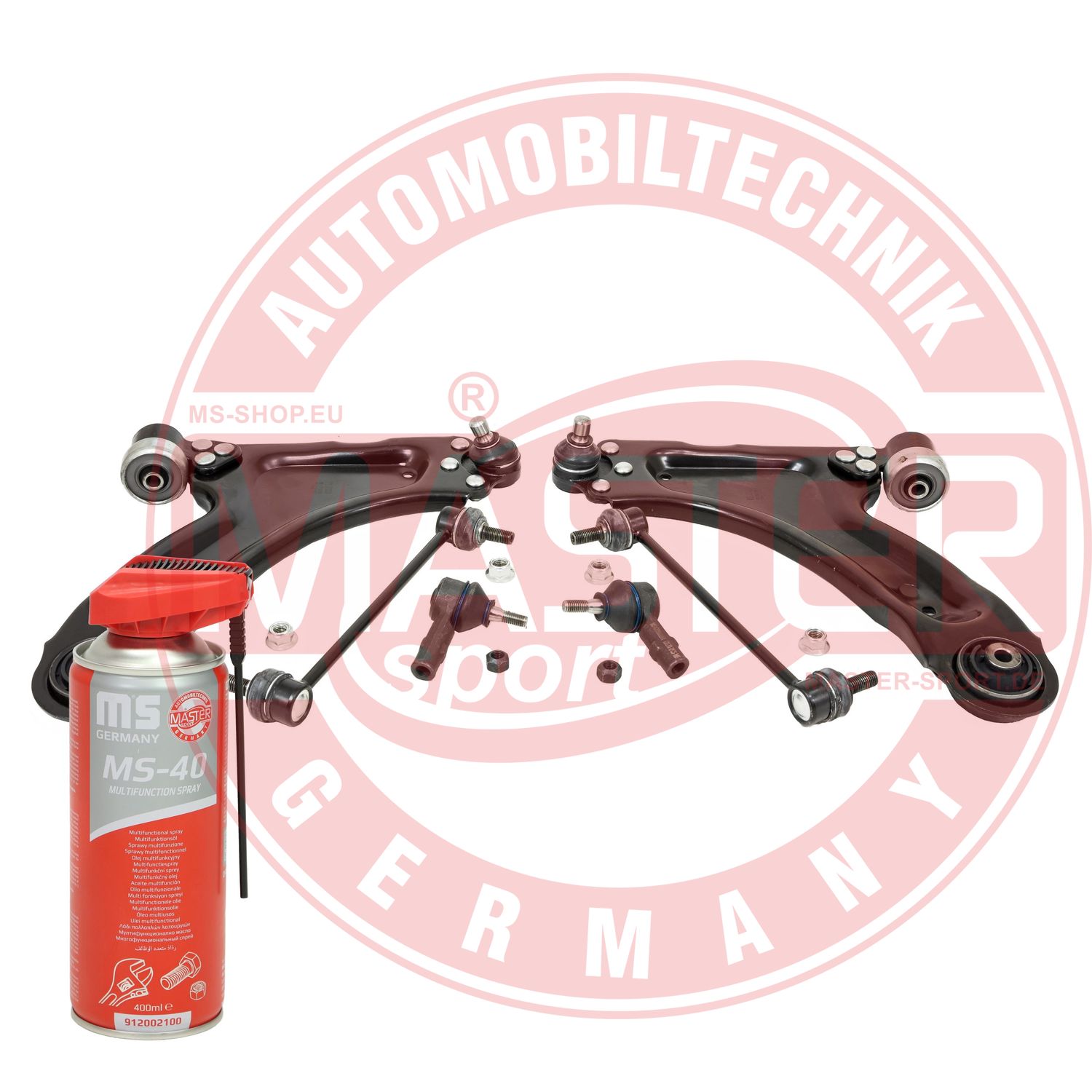 Control/Trailing Arm Kit, wheel suspension (36916-KIT-MSP)