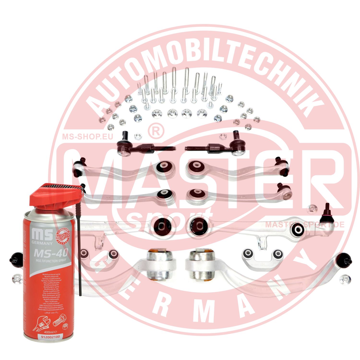 Control/Trailing Arm Kit, wheel suspension (36790-SET-MSP)