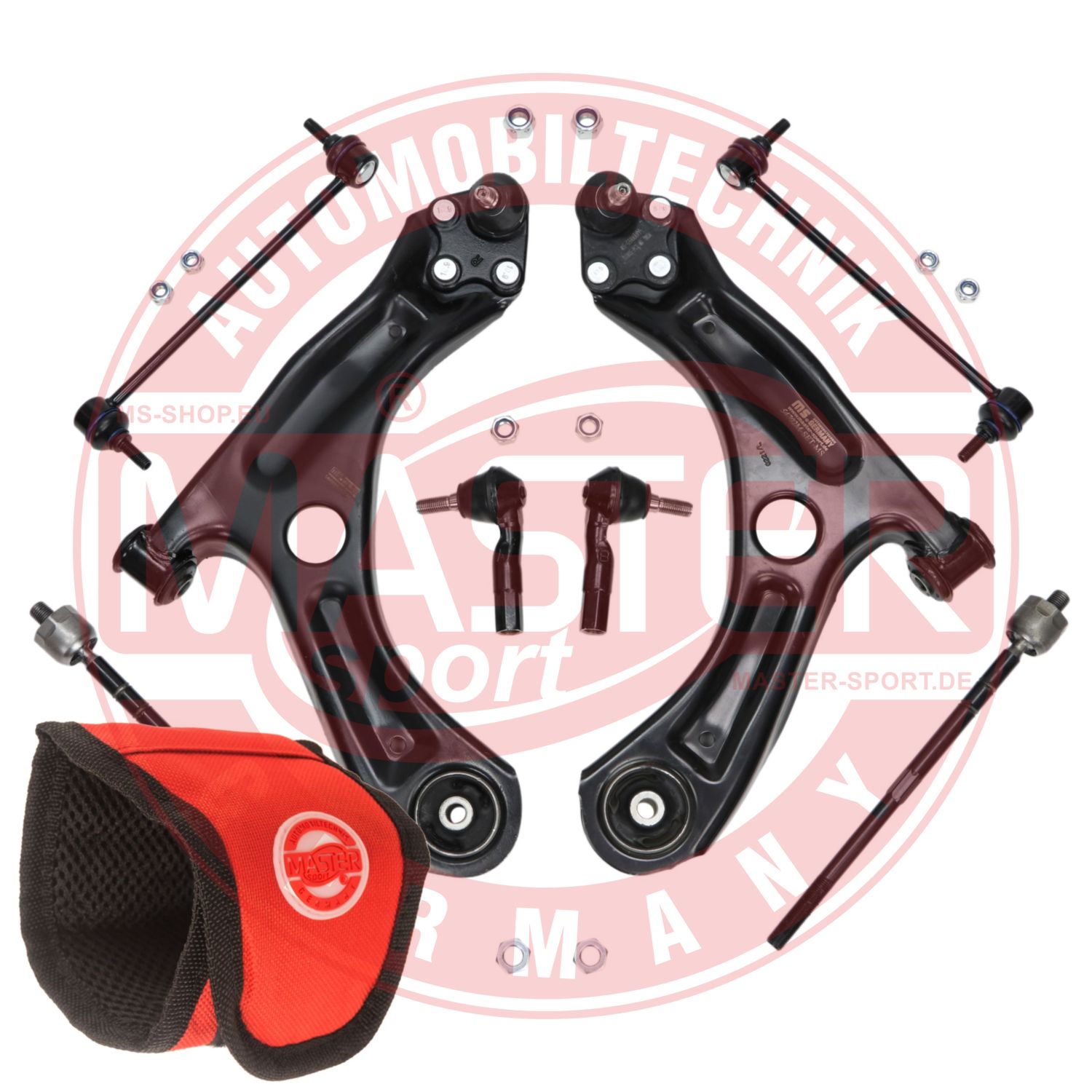 Control/Trailing Arm Kit, wheel suspension (37084-KIT-MSM)