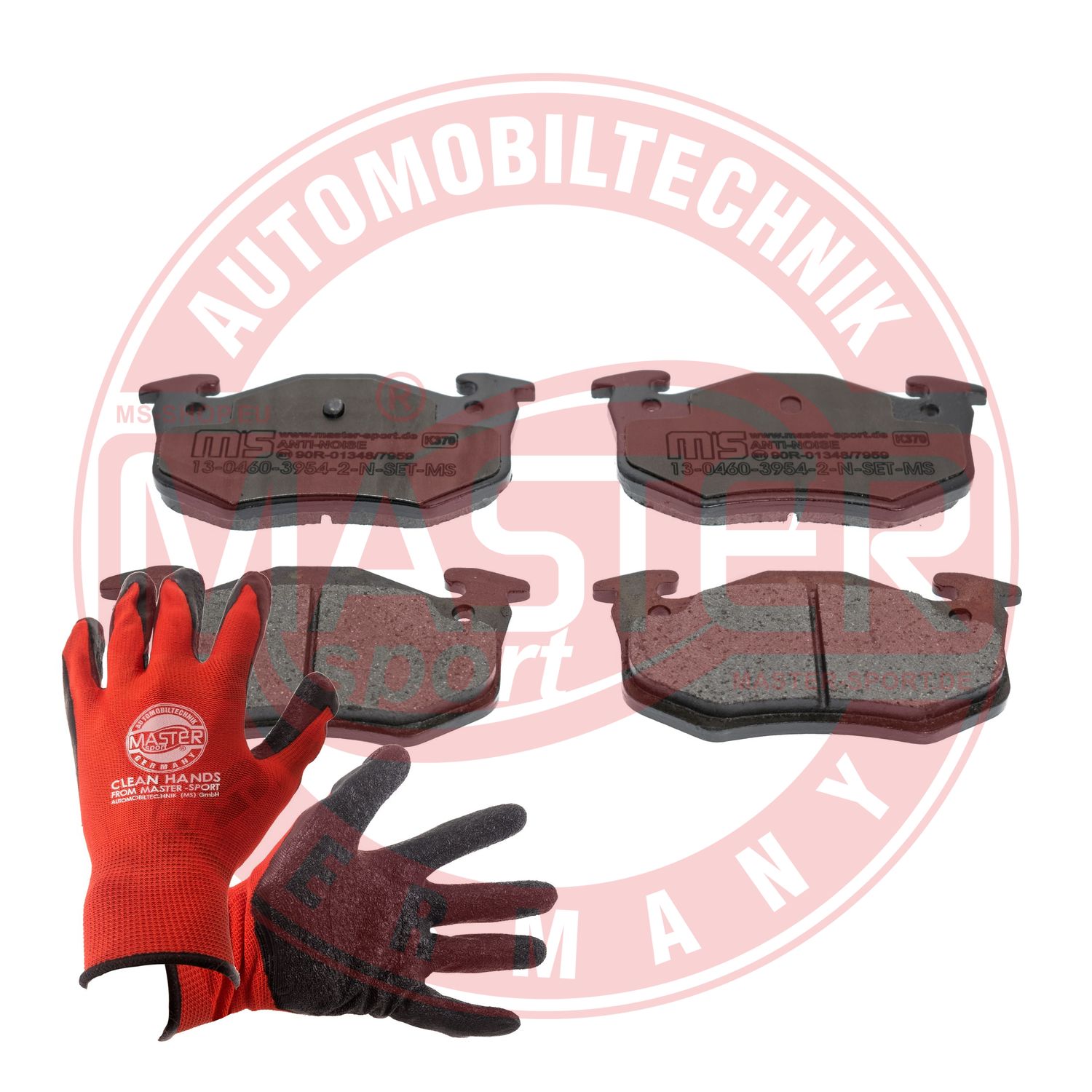 Brake Pad Set, disc brake (13046039542N-SET-MSP)