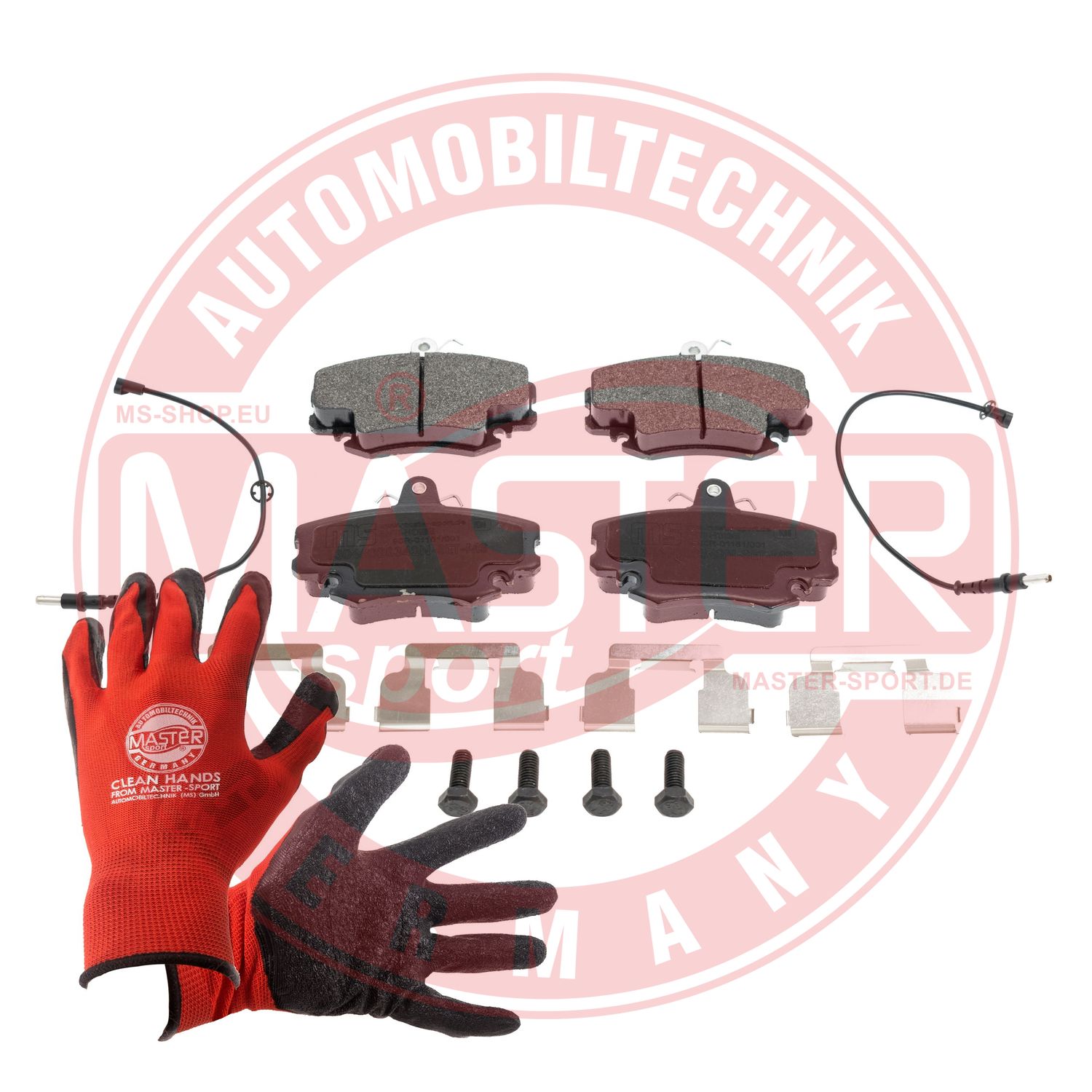 Brake Pad Set, disc brake (13046028342N-SET-MSP)