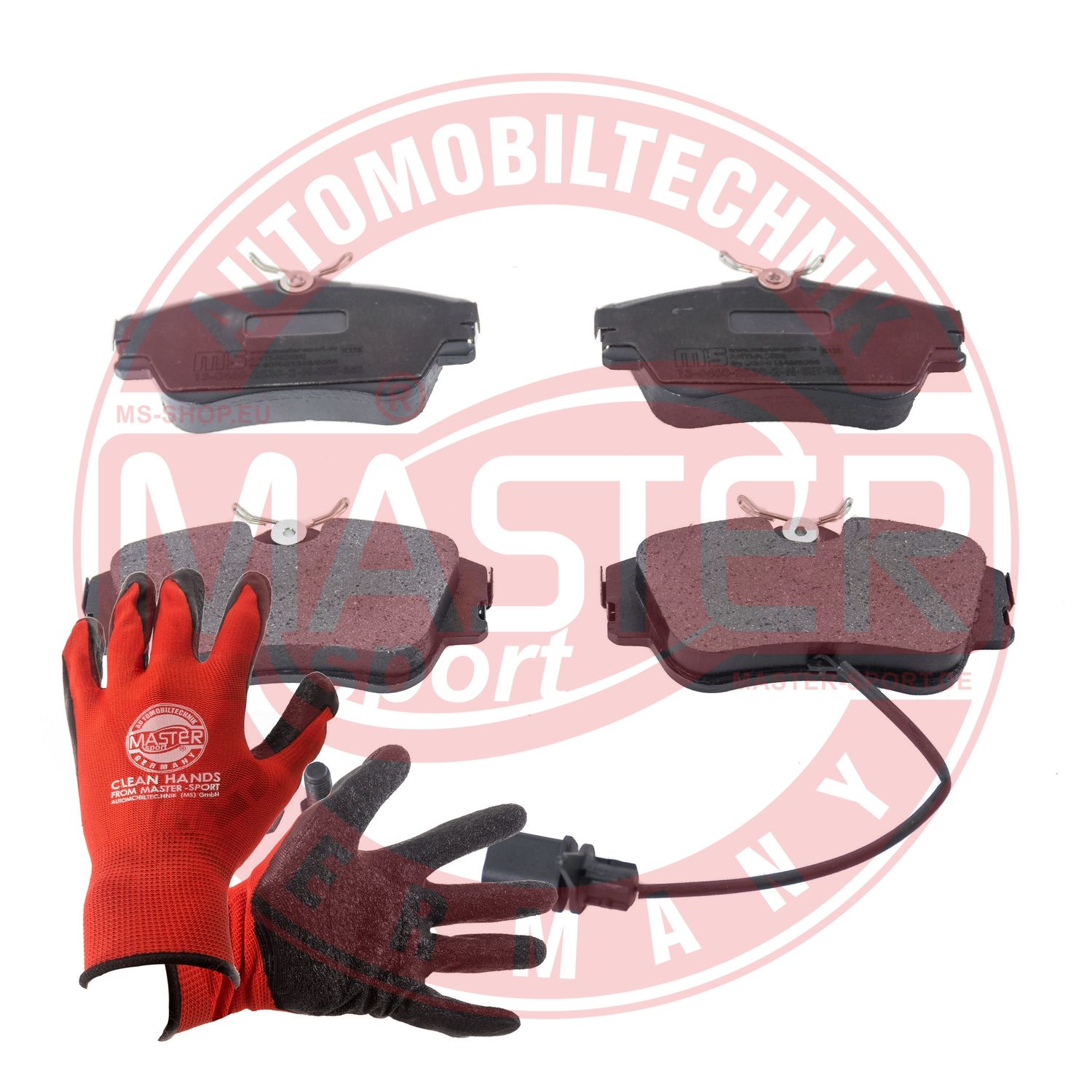 Brake Pad Set, disc brake (13046028382N-SET-MSP)