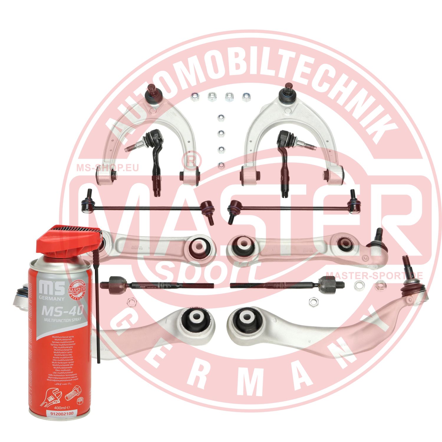 Control/Trailing Arm Kit, wheel suspension (36857/1-KIT-MSP)