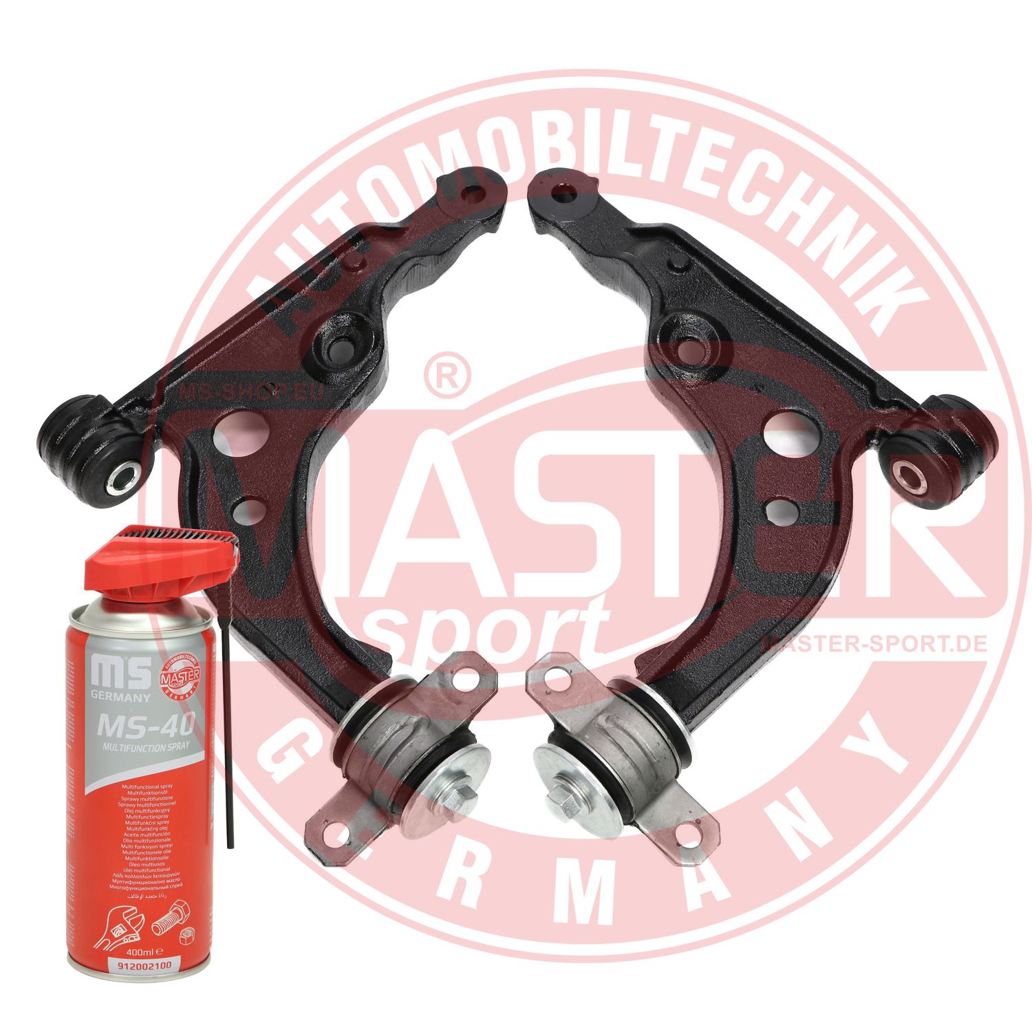 Control/Trailing Arm Kit, wheel suspension (36924/2-KIT-MSP)