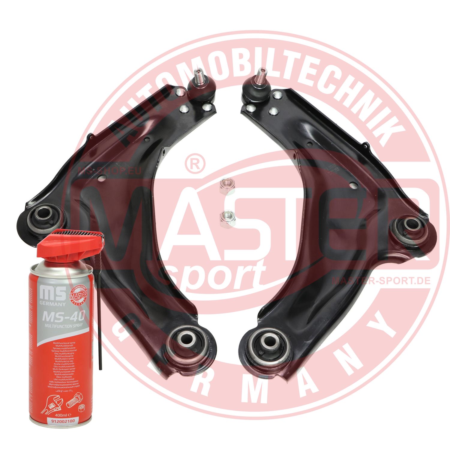 Control/Trailing Arm Kit, wheel suspension (36921/1-KIT-MSP)