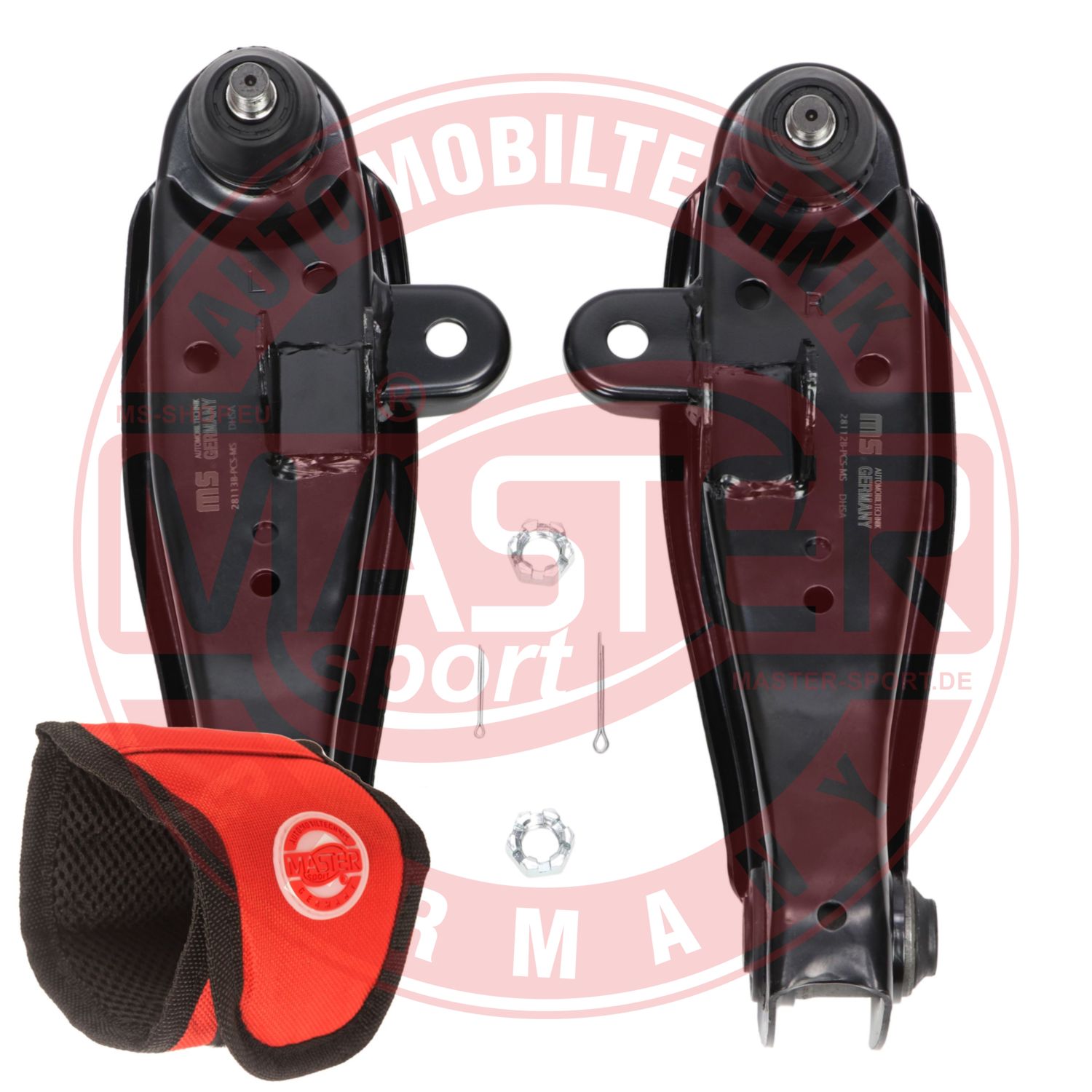 Control/Trailing Arm Kit, wheel suspension (37160-KIT-MSM)