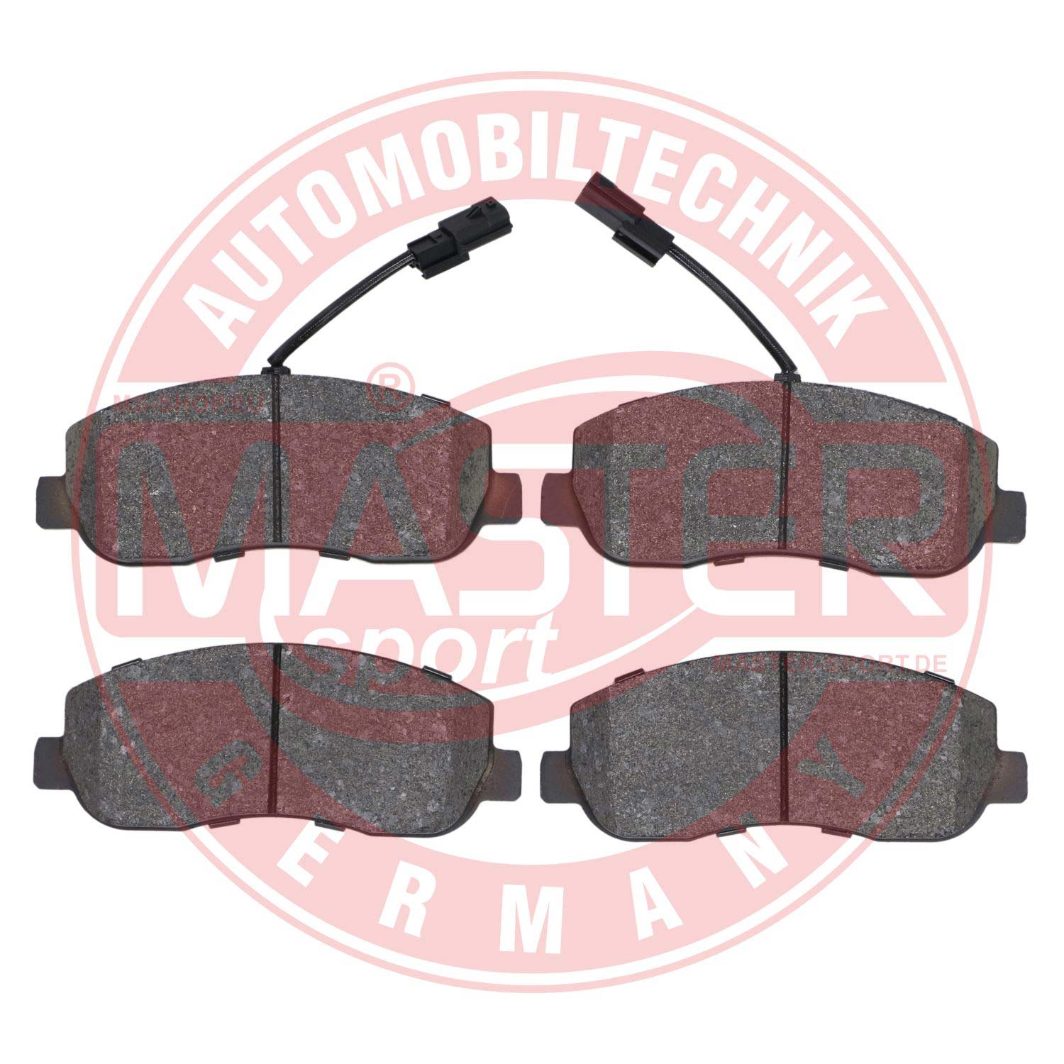Brake Pad Set, disc brake (13046048562N-SET-MS)