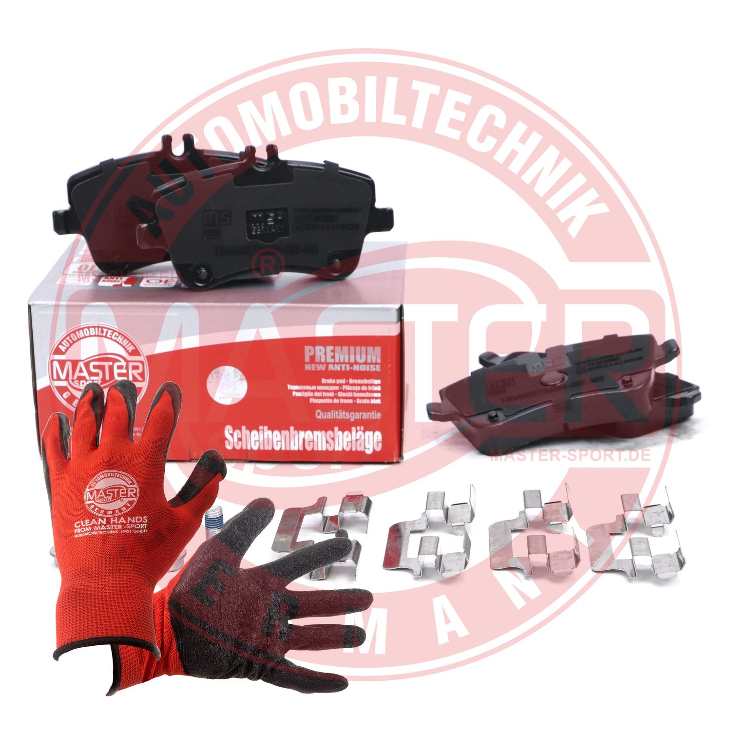 Brake Pad Set, disc brake (13046027262N-SET-MSP)