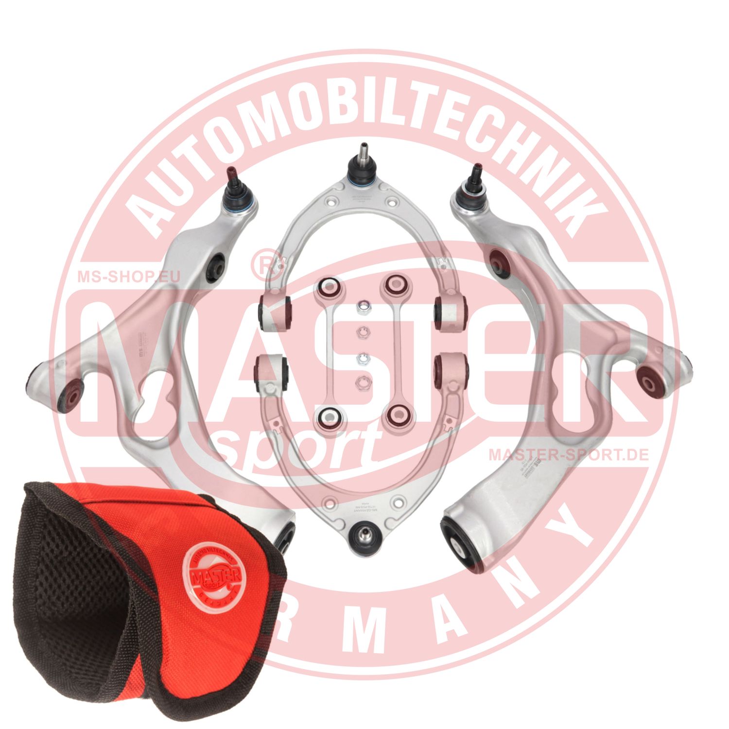 Control/Trailing Arm Kit, wheel suspension (37148/1-KIT-MSM)