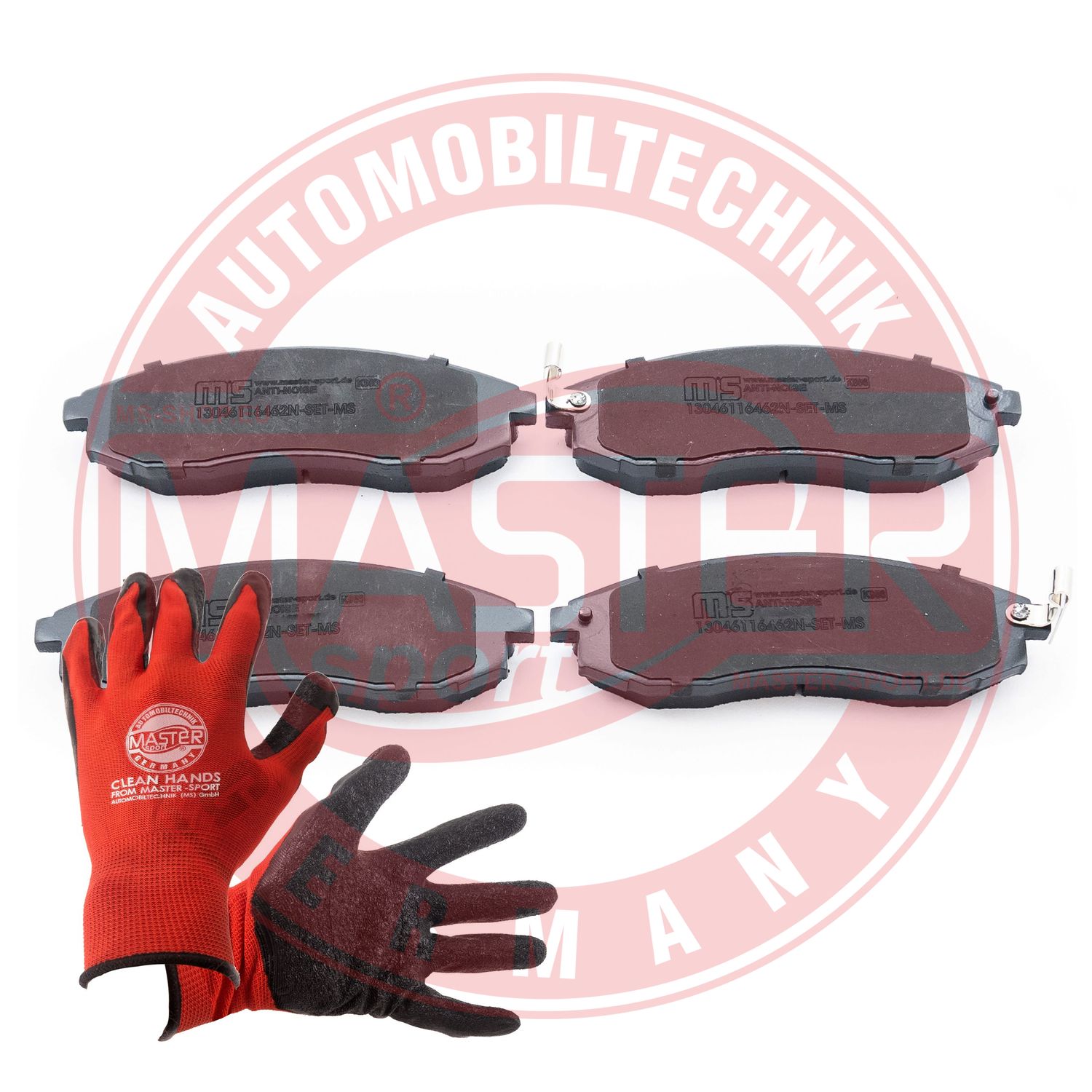 Brake Pad Set, disc brake (13046116462N-SET-MSP)