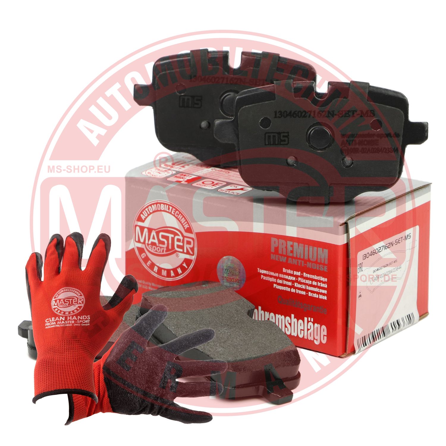 Brake Pad Set, disc brake (13046027162N-SET-MSP)