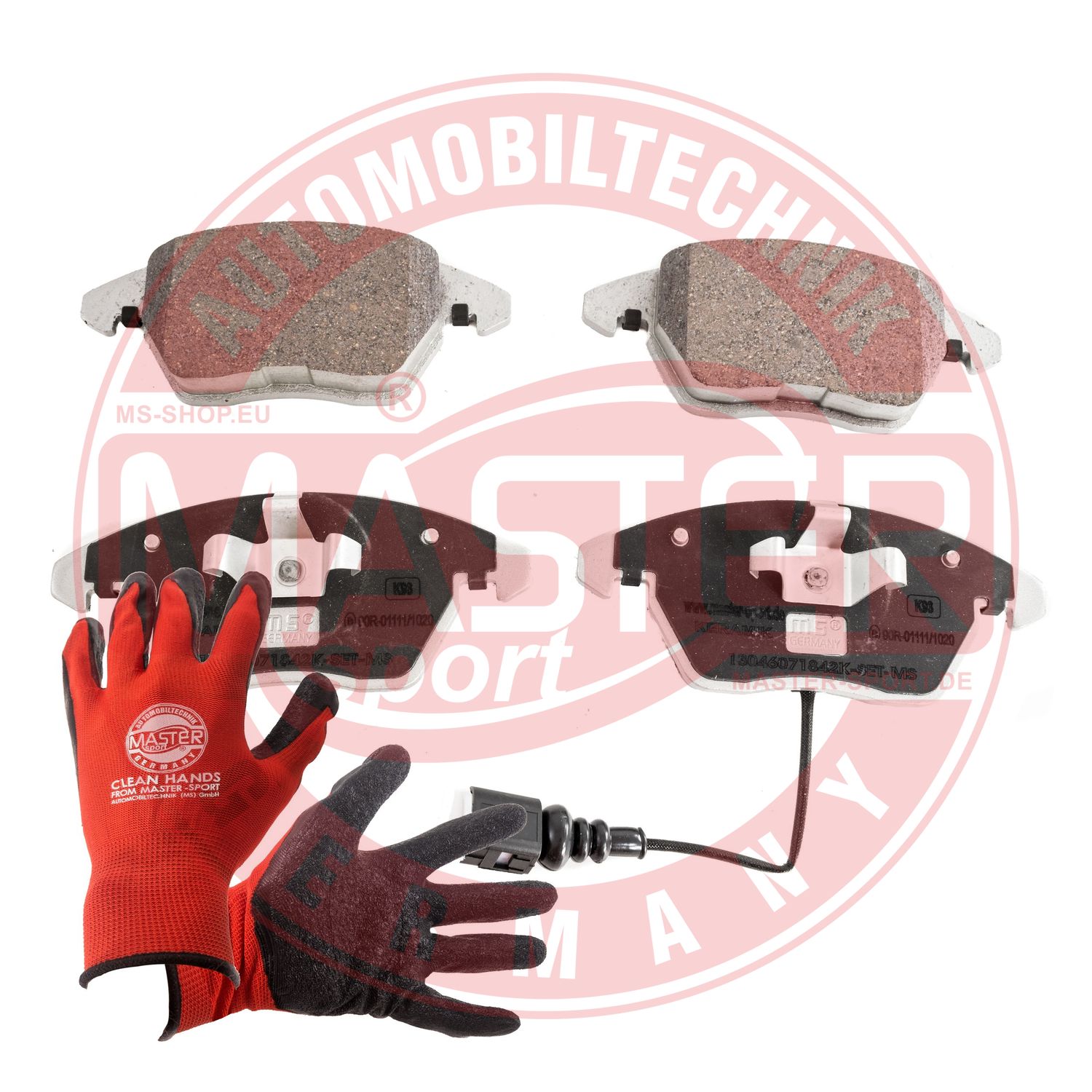 Brake Pad Set, disc brake (13046071842K-SET-MSP)