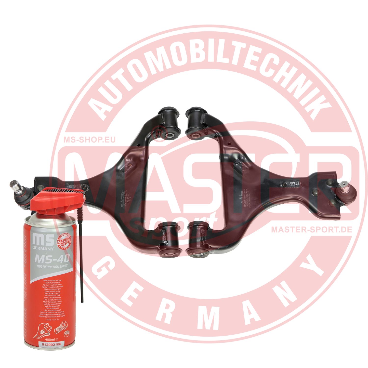 Control/Trailing Arm Kit, wheel suspension (37040-KIT-MSP)