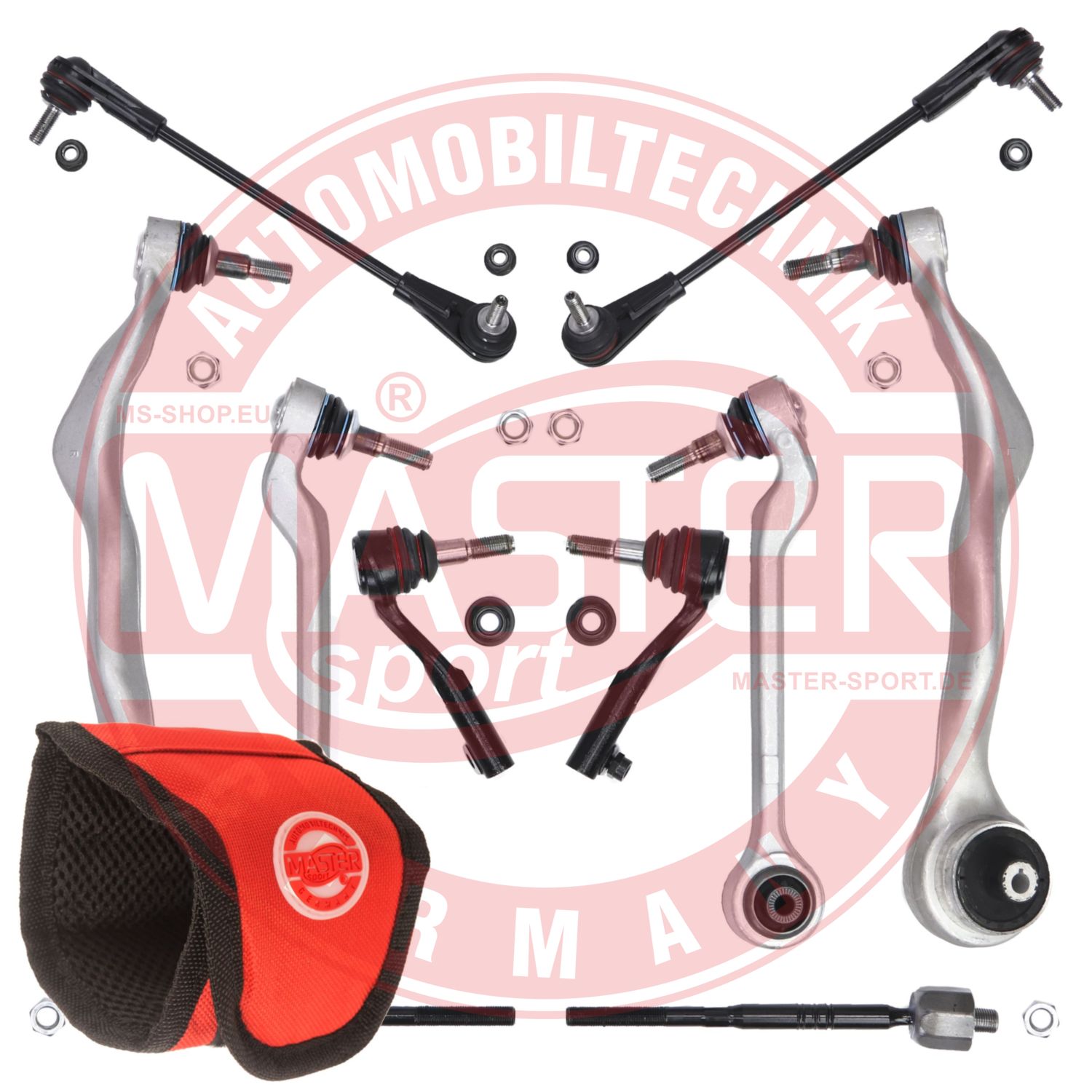 Control/Trailing Arm Kit, wheel suspension (36870/2-KIT-MSM)