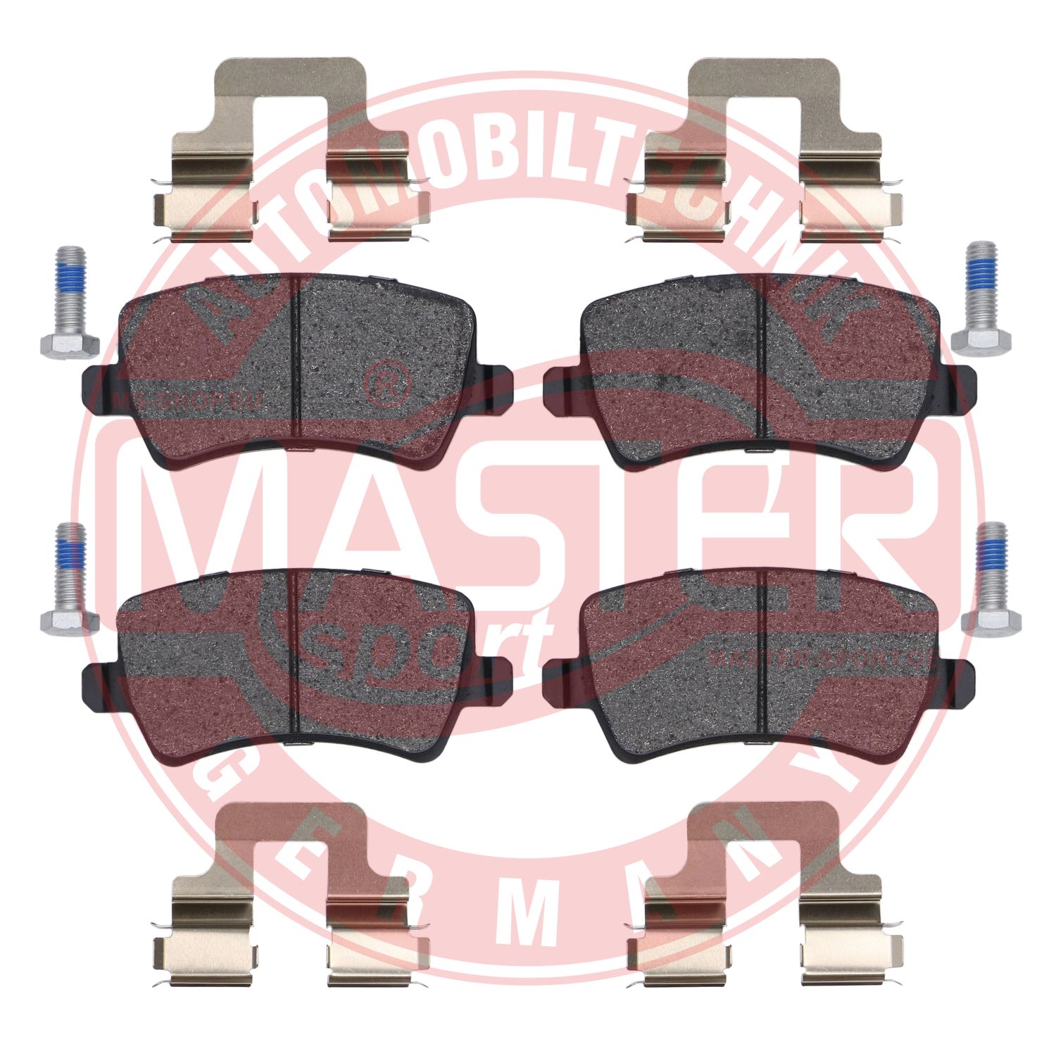 Brake Pad Set, disc brake (13046027222T-SET-MS)