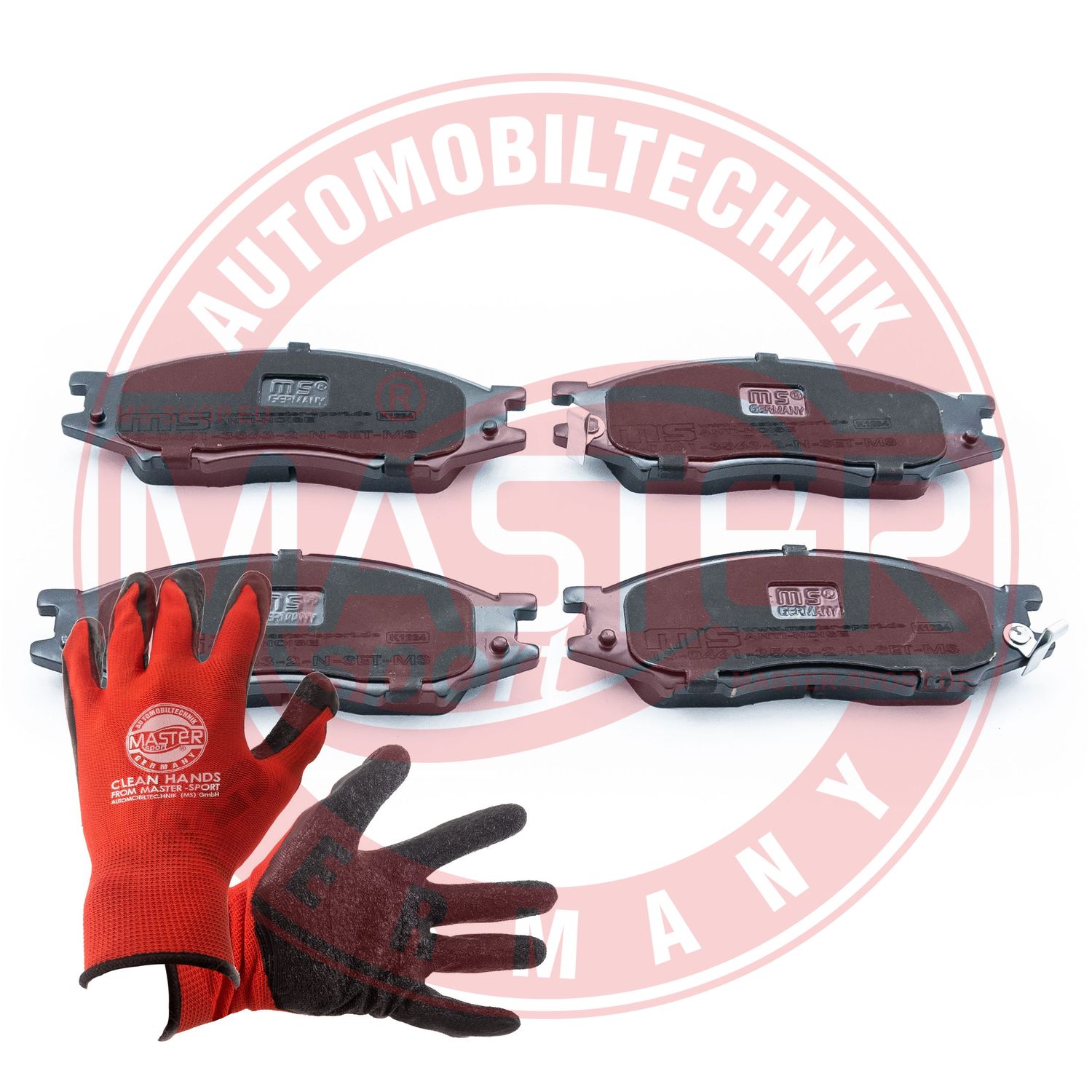 Brake Pad Set, disc brake (13046135632N-SET-MSP)
