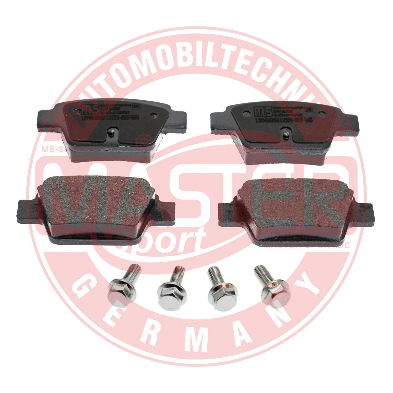 Brake Pad Set, disc brake (13046038122N-SET-MS)